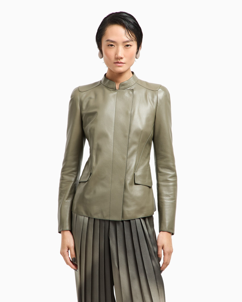 GIORGIO ARMANI LAMBSKIN SHORT JACKET outlook