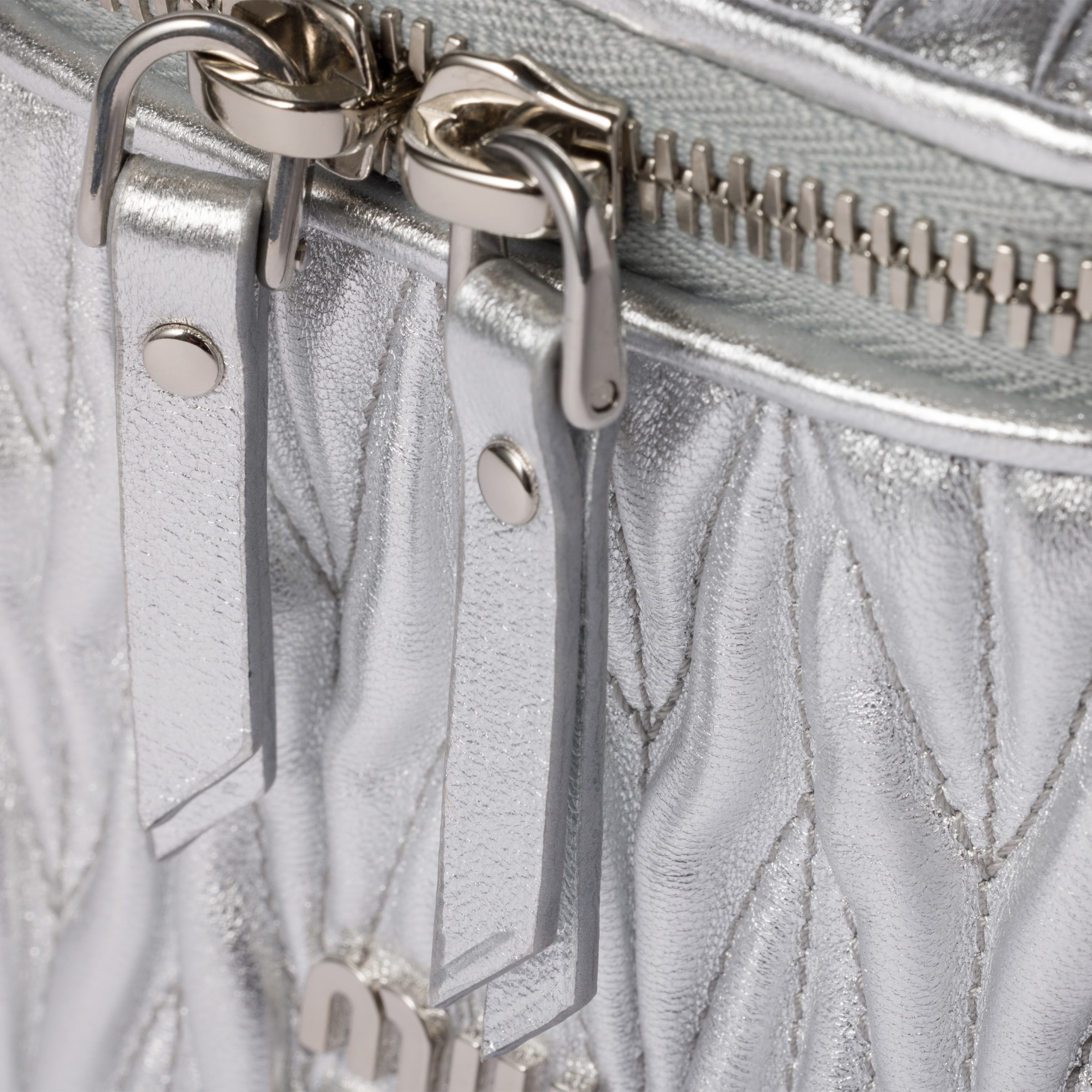 Matelassé nappa leather micro bag - 5