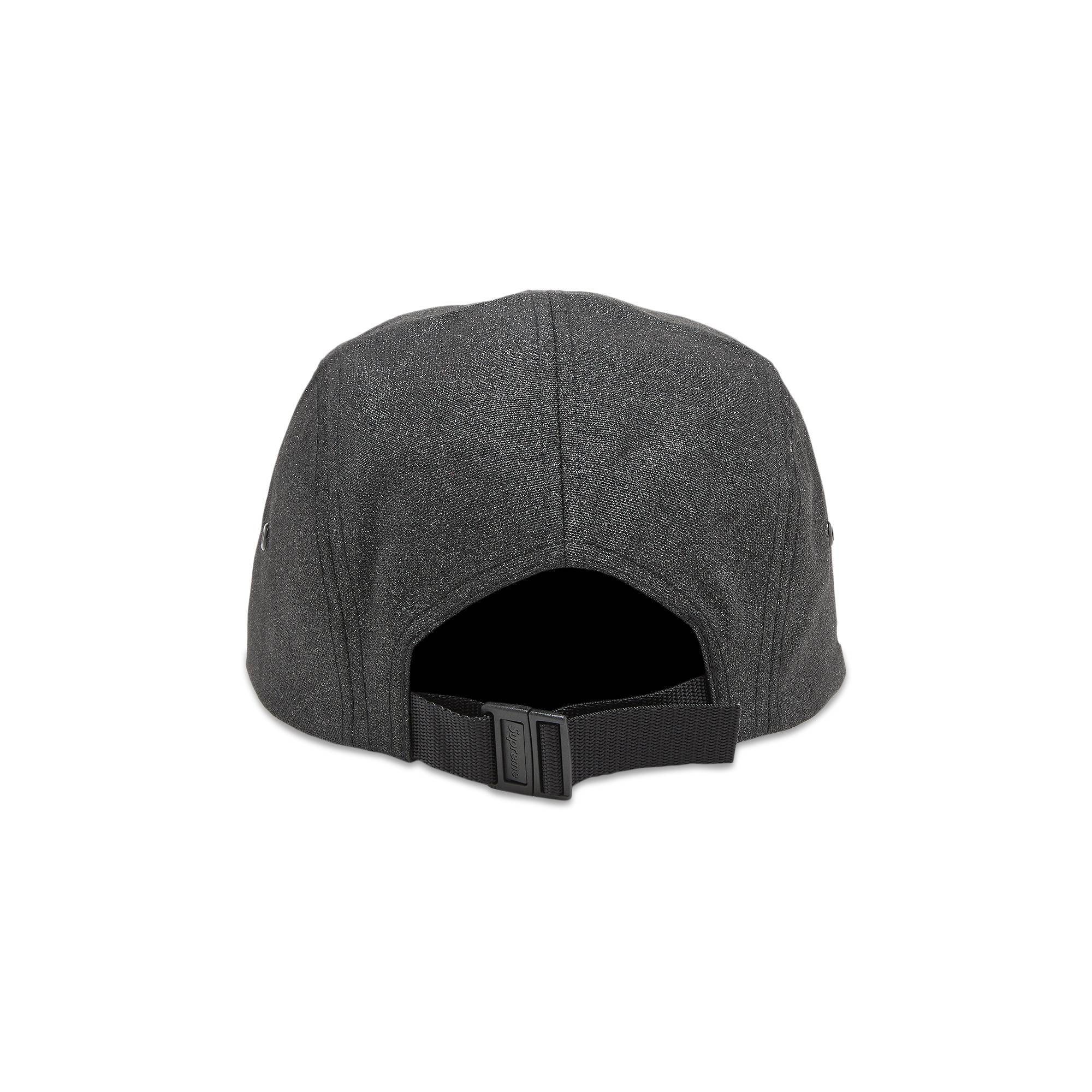 Supreme Glitter Cordura Camp Cap 'Black' - 4