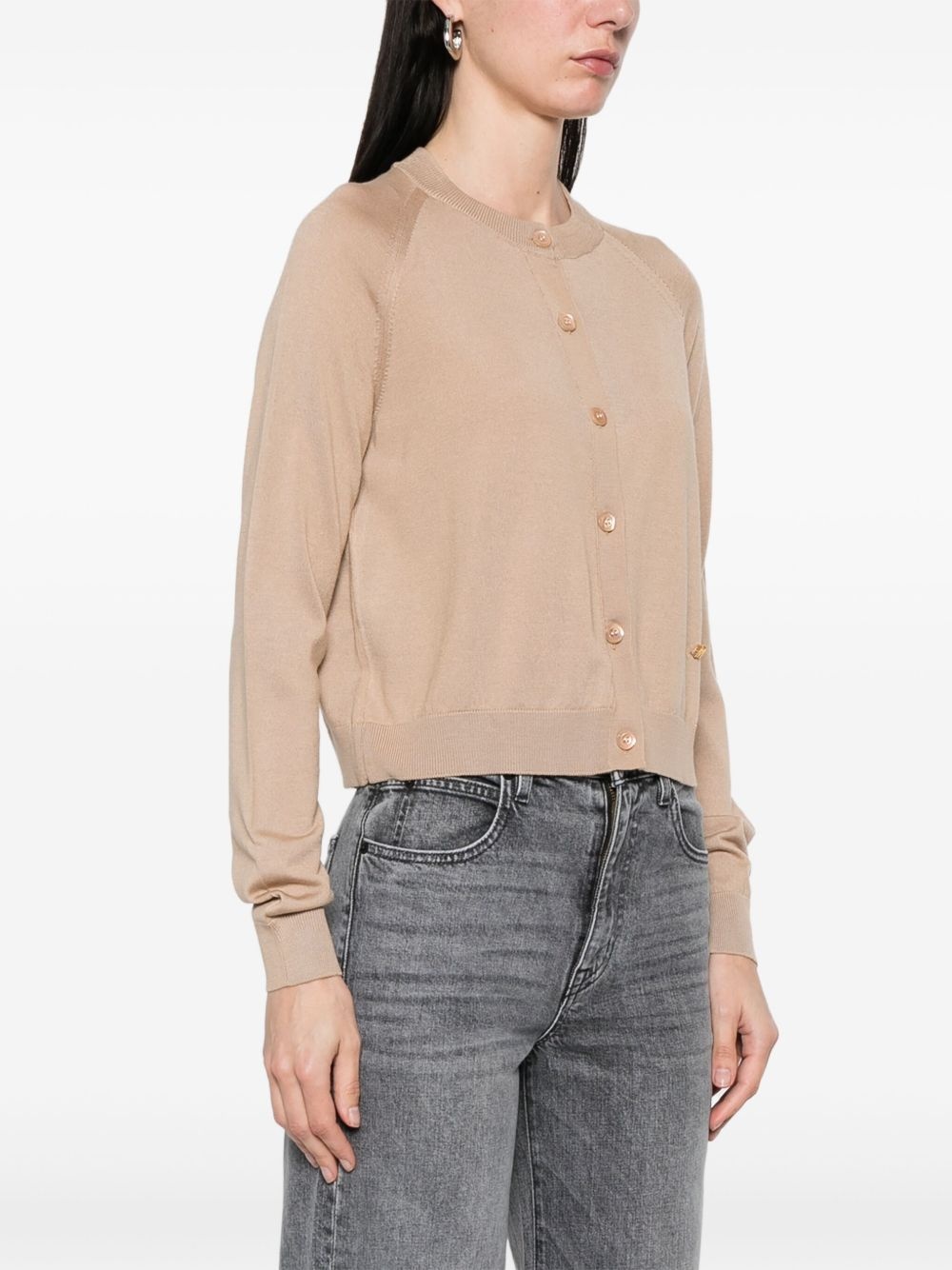 crew-neck cardigan - 3