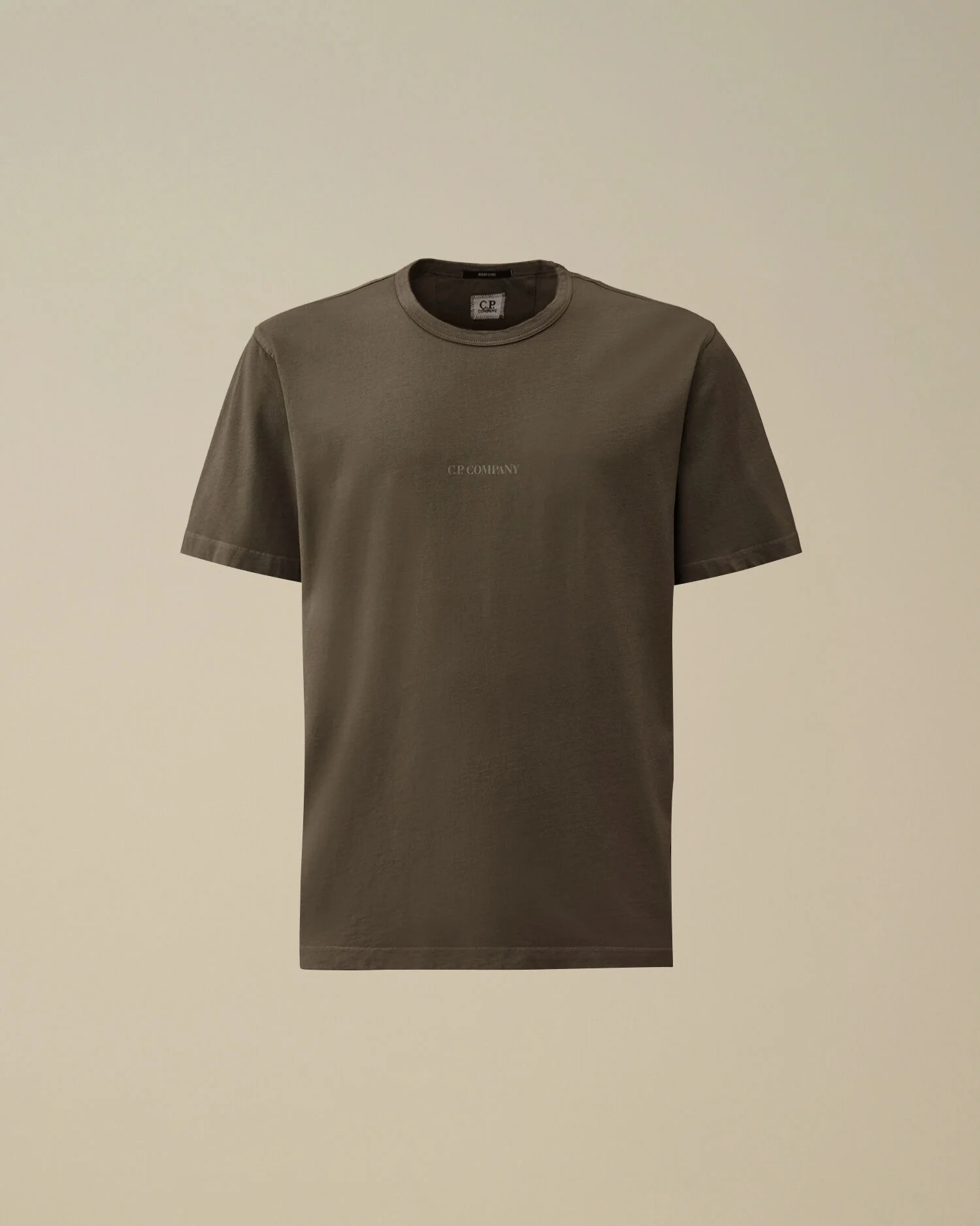 24/1 Jersey Short Sleeve Resist Dyed Logo T-Shirt - 1