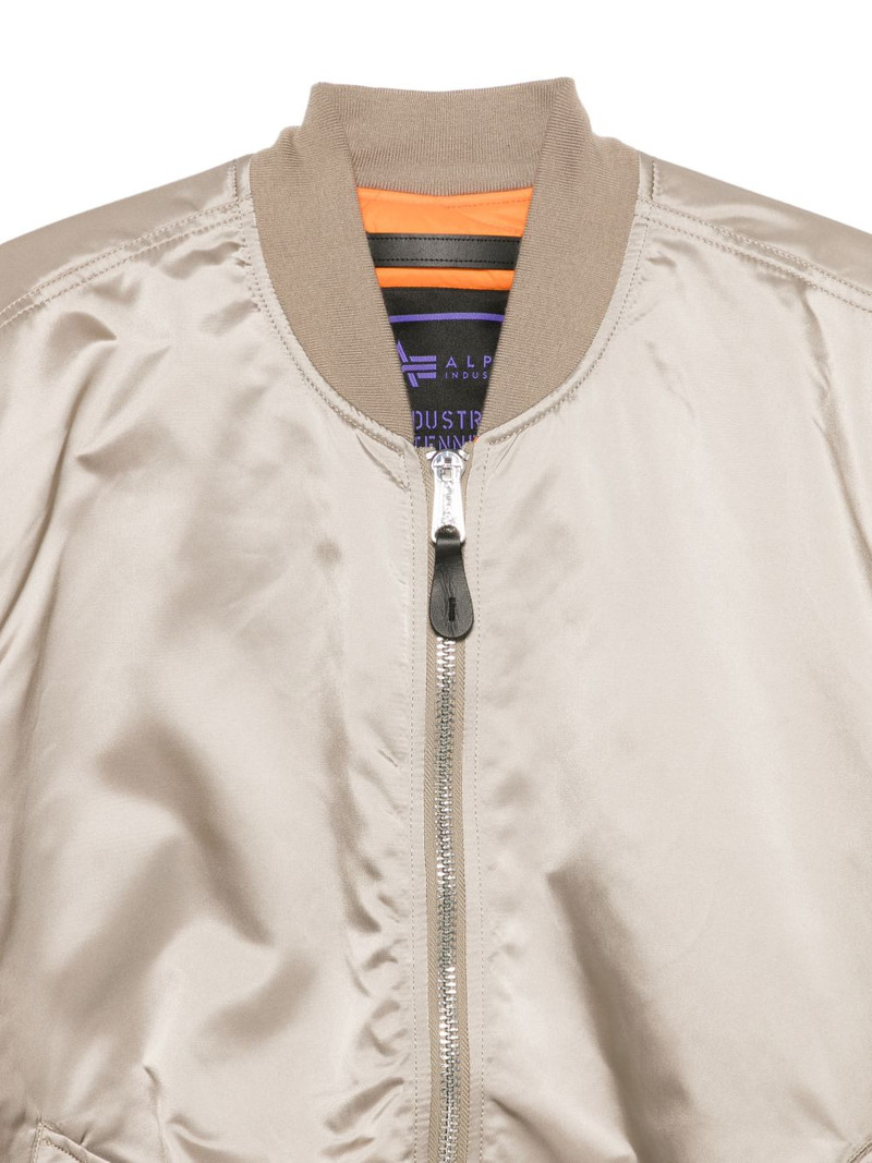 MA-1 zip-fastening bomber jacket 3