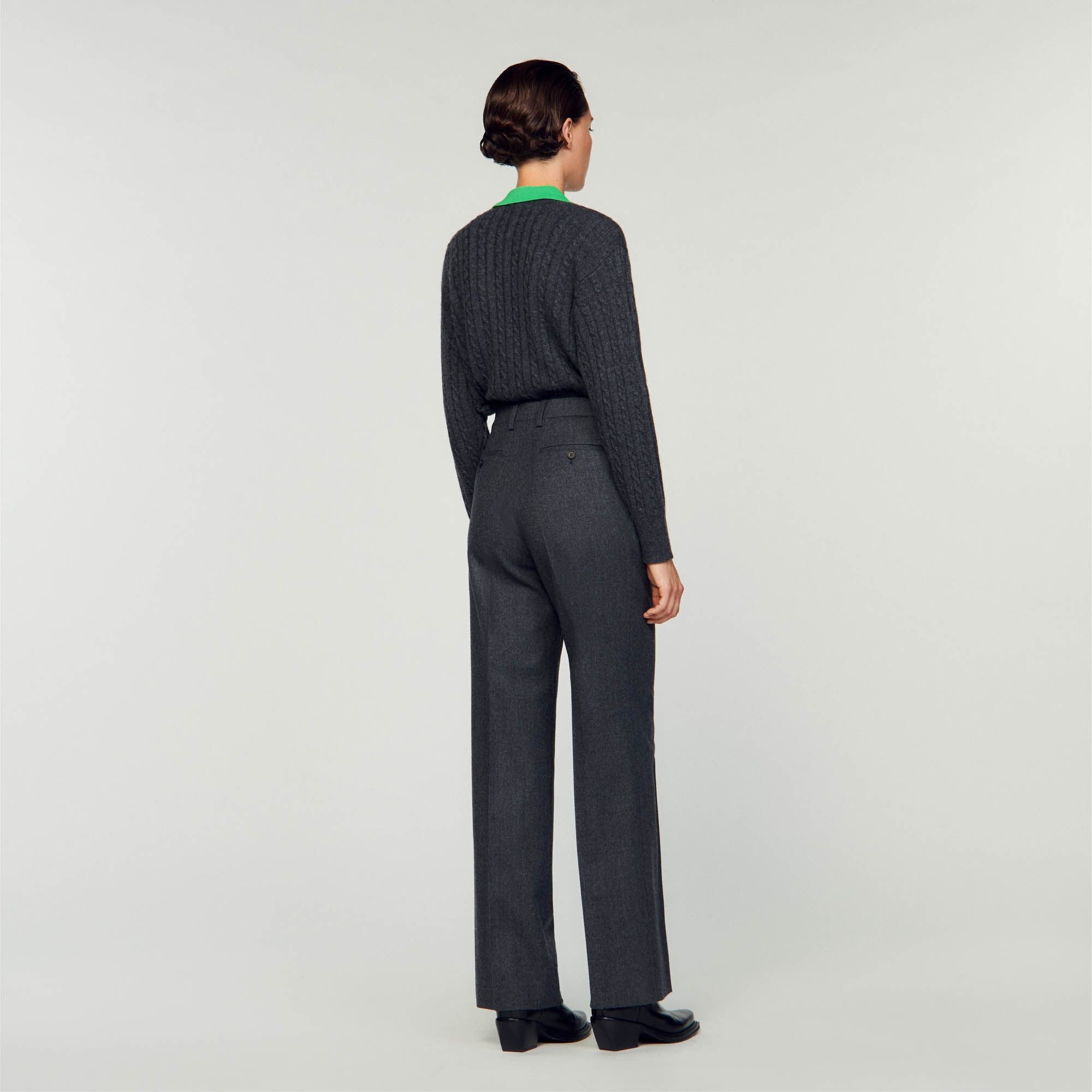 STRAIGHT-LEG PANTS - 6