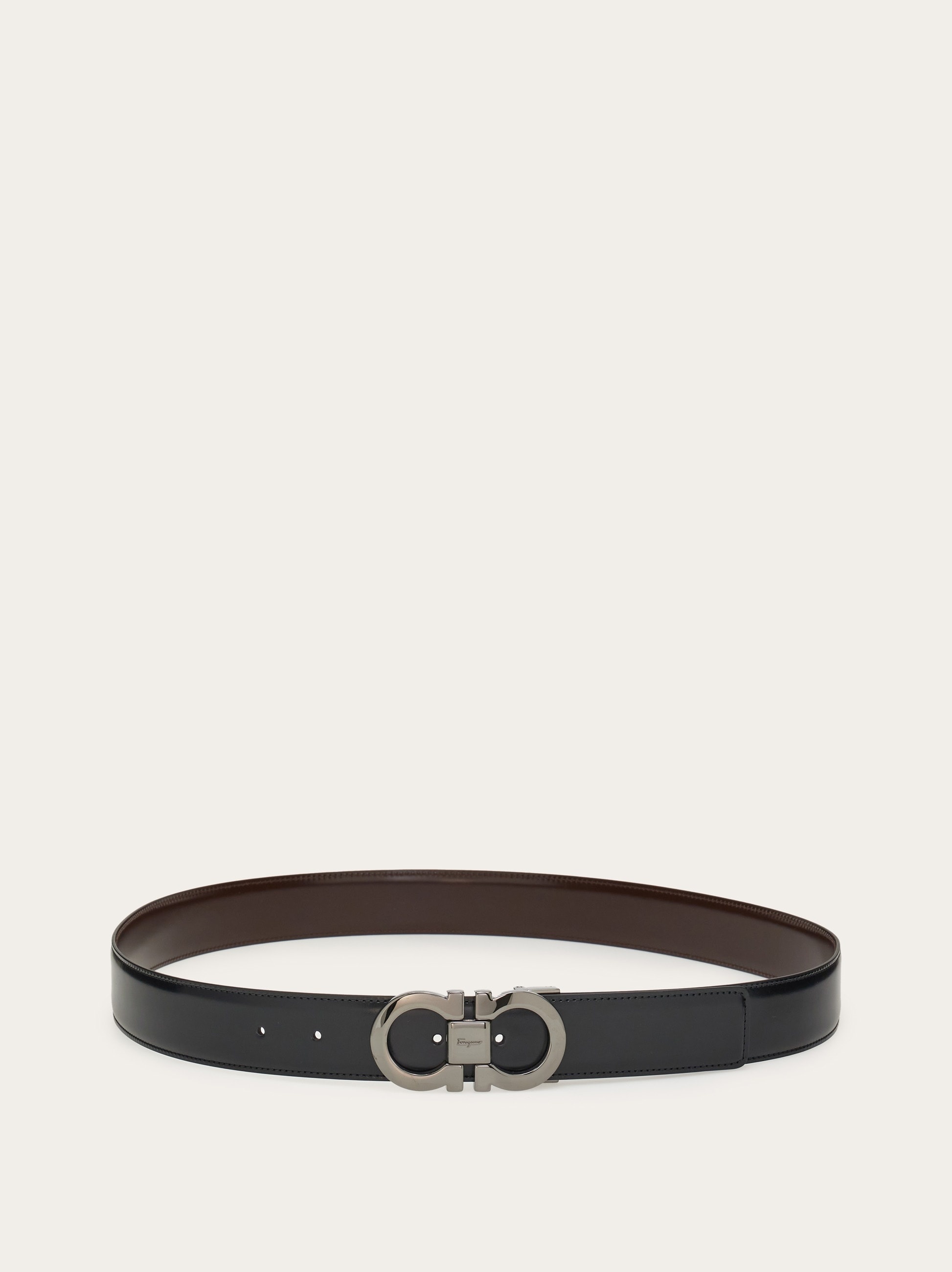 Reversible and adjustable Gancini belt - 3