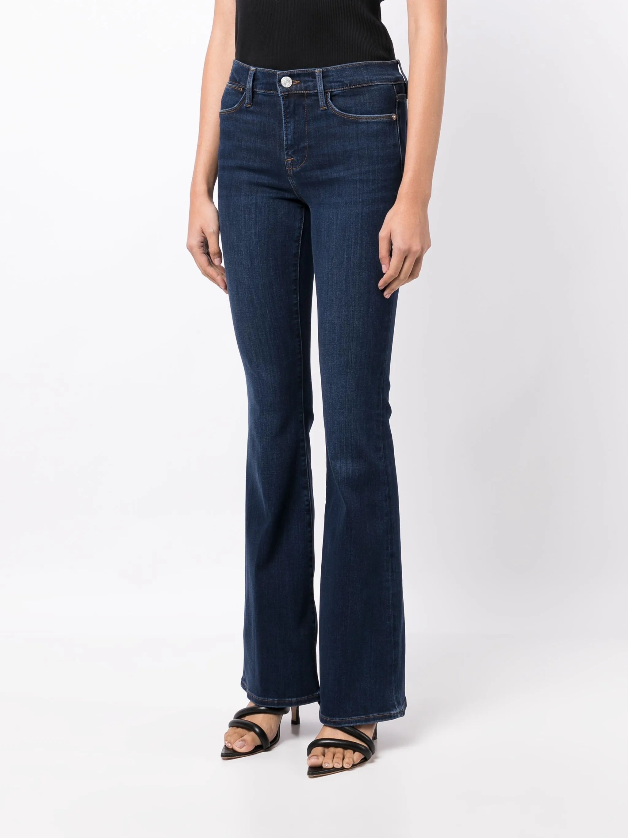 Mid-rise Flared Jeans - 2