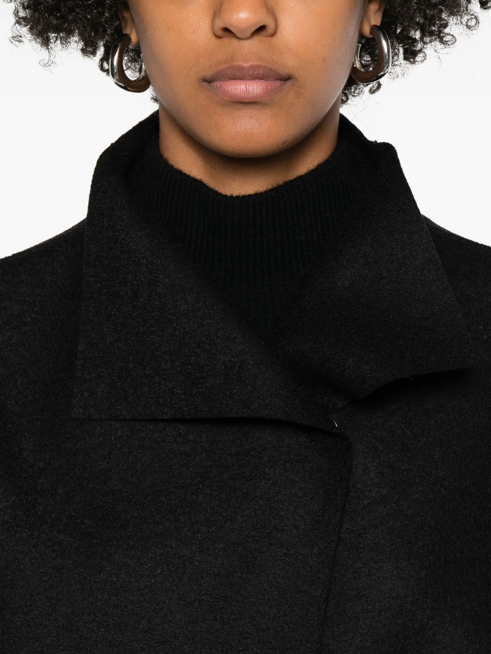 Harris Wharf London Short-sleeve Collared Coat - 5