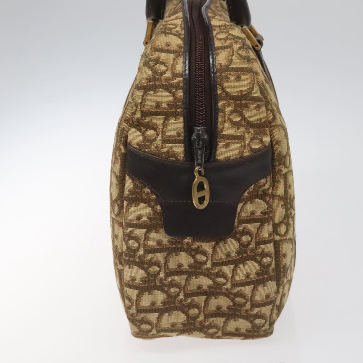 DIOR Trotter Canvas Hand Bag Brown - 3