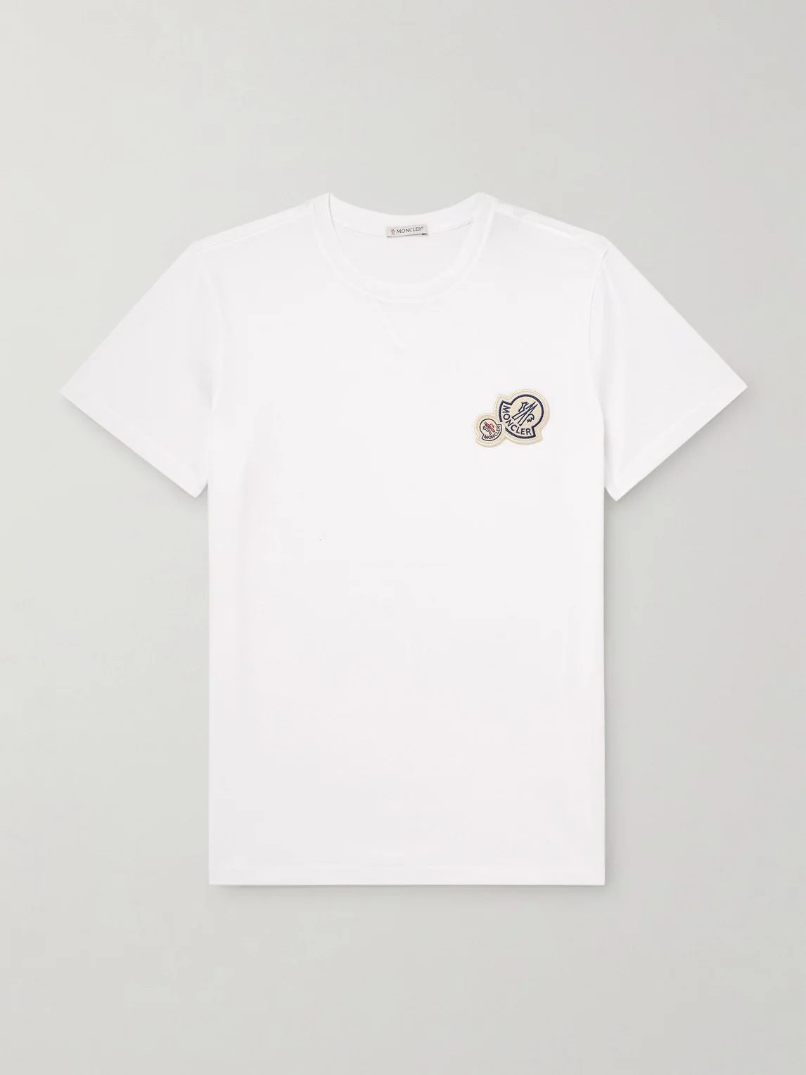 Logo-Appliquéd Cotton-Jersey T-Shirt - 1