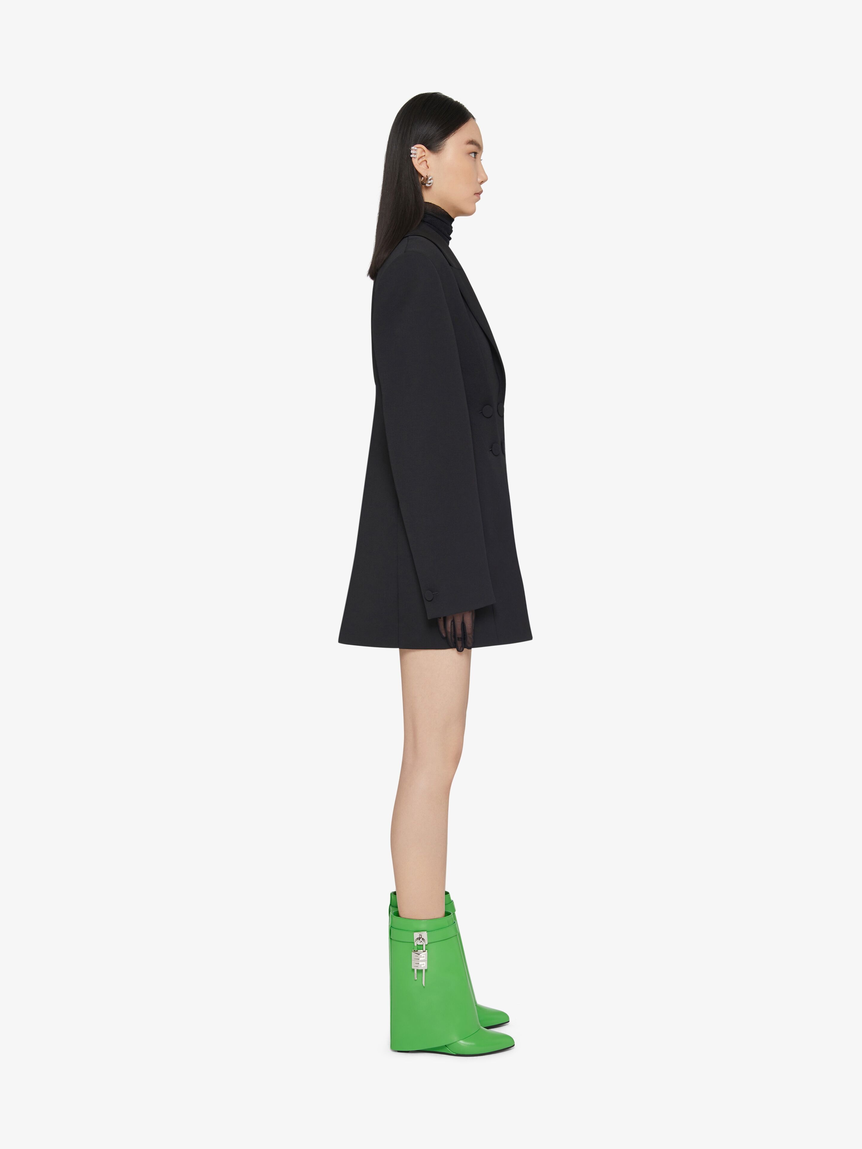 SHARK LOCK ANKLE BOOTS IN LEATHER - 2