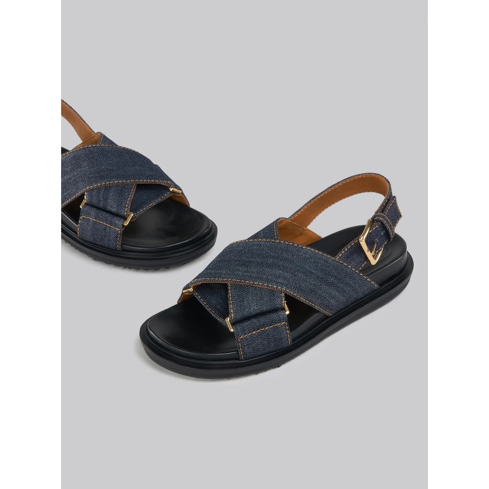 Marni DENIM CRISS-CROSS SANDAL | miinto | REVERSIBLE