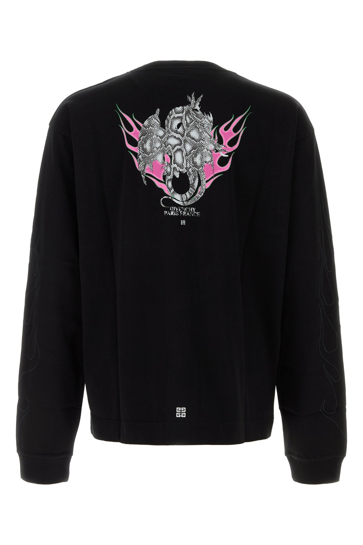 Black cotton t-shirt - 2