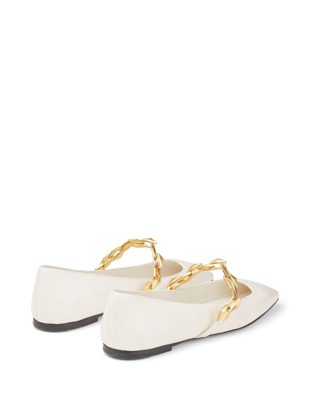 Diamond Tilda leather ballerina shoes - 3