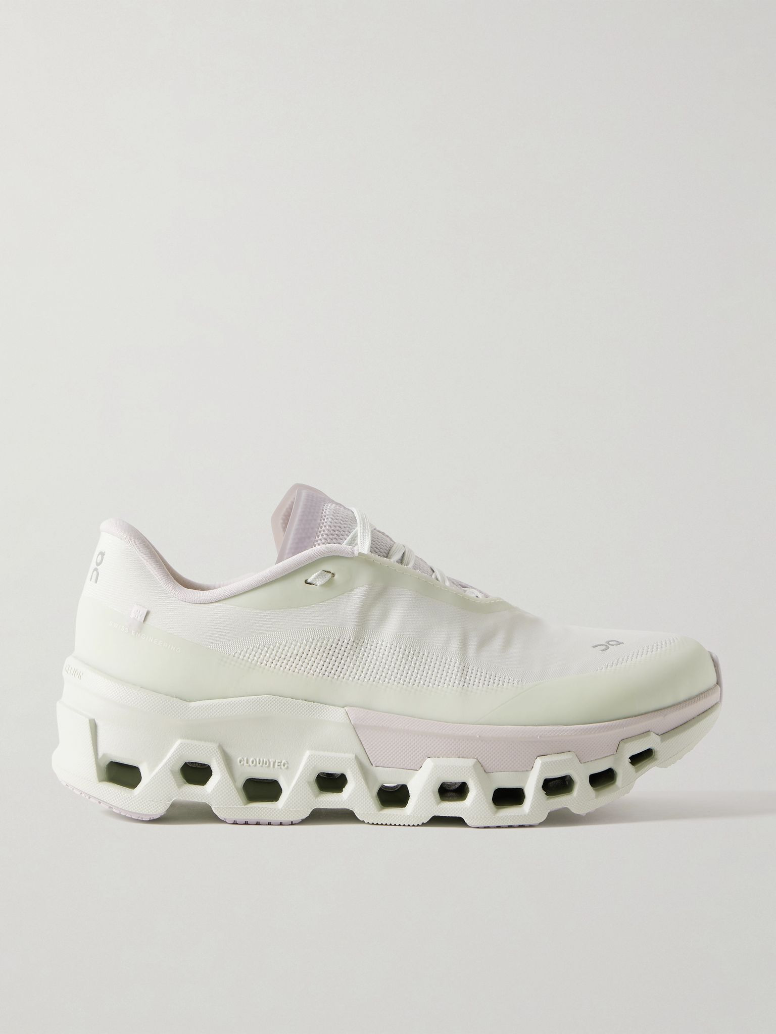 + Post Archive Faction Cloudmonster 2 rubber-trimmed mesh sneakers Light gray - 1