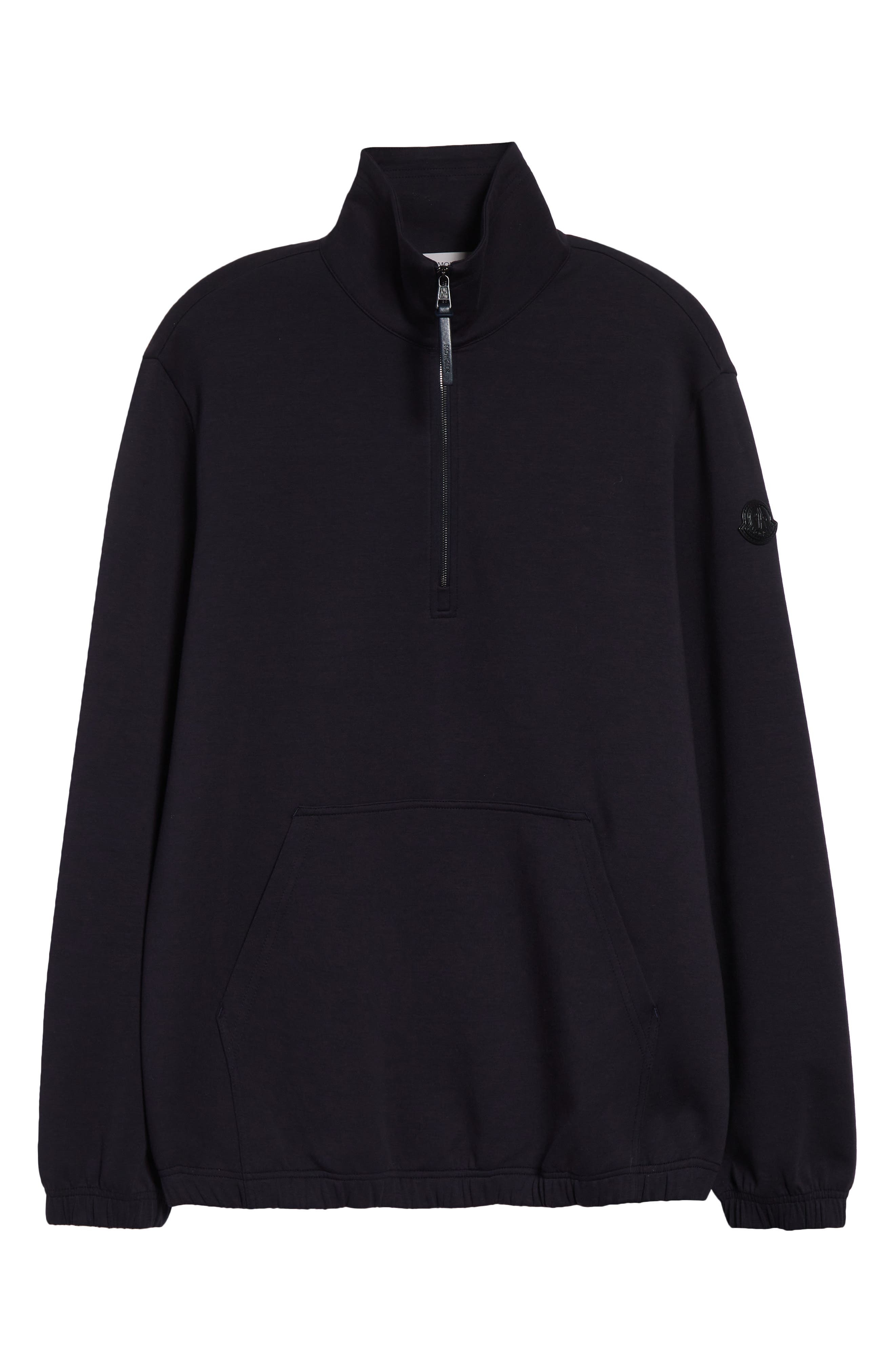 Moncler Half Zip Pullover in Navy at Nordstrom - 5
