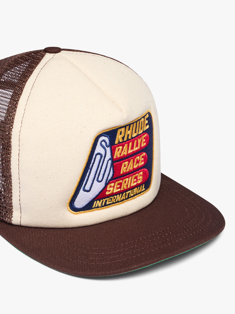 RACE SERIES WASHED TRUCKER HAT 3