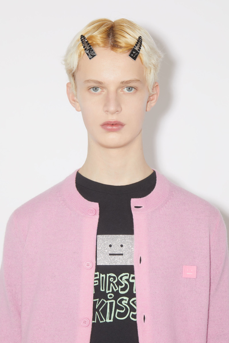 Face logo hairclips - Black 3