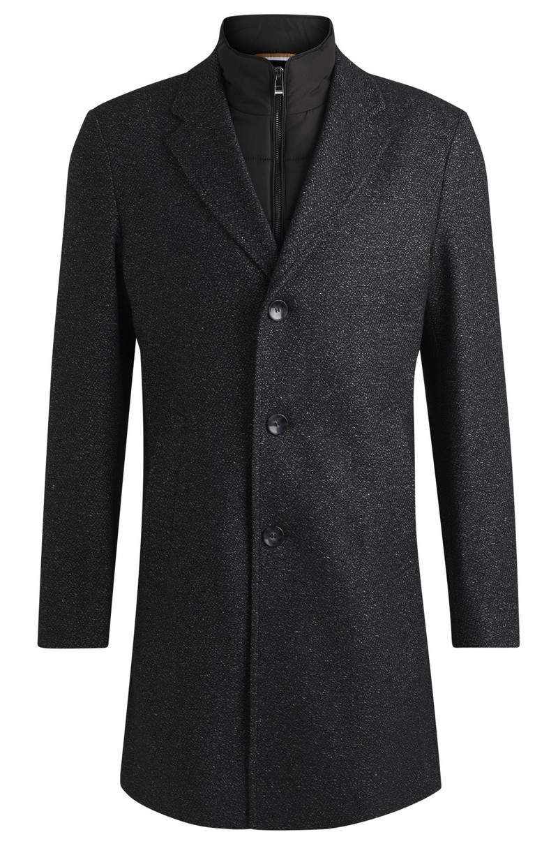 SLIM-FIT COAT WITH DETACHABLE ZIP-UP INNER 1