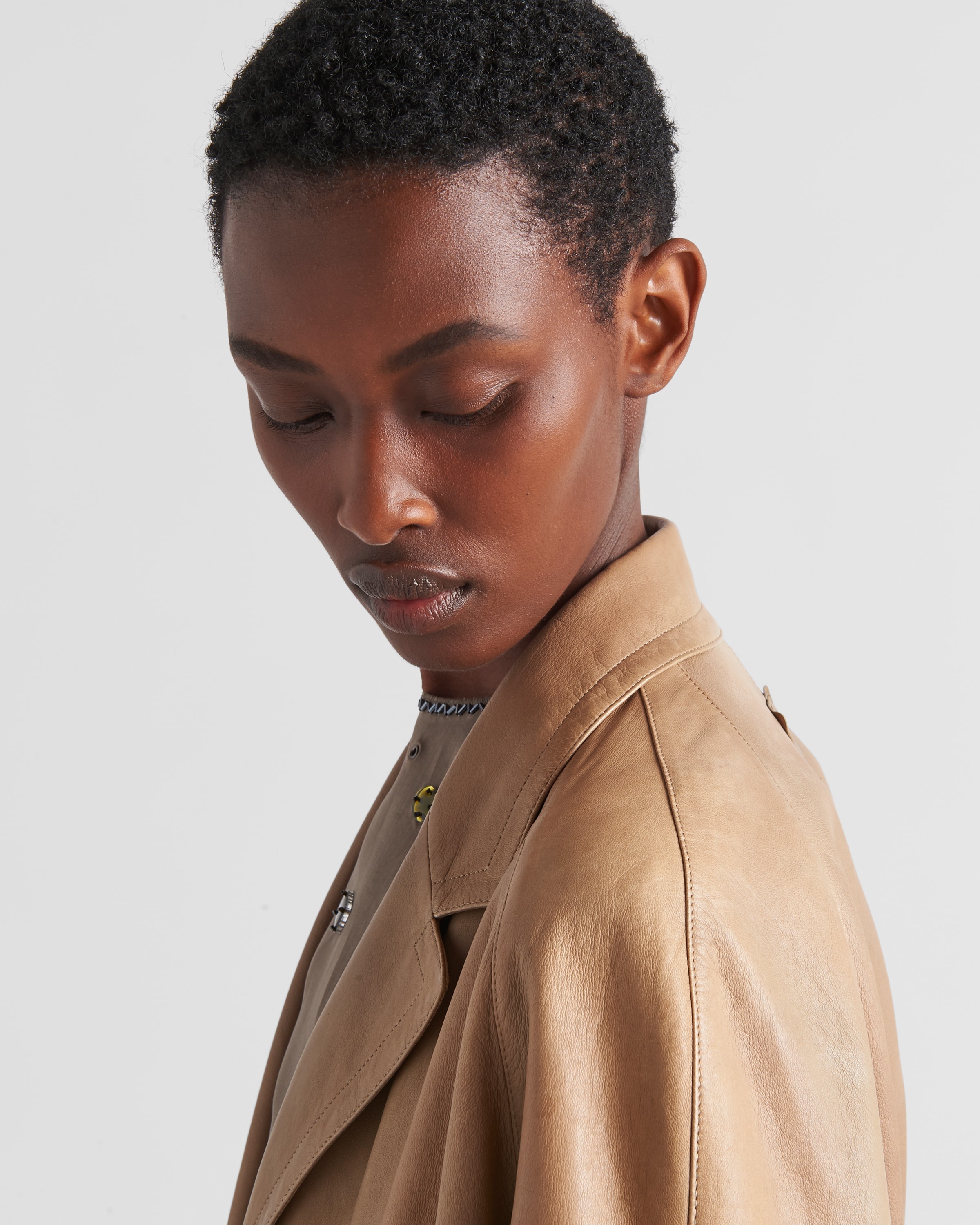 Nappa leather coat - 4