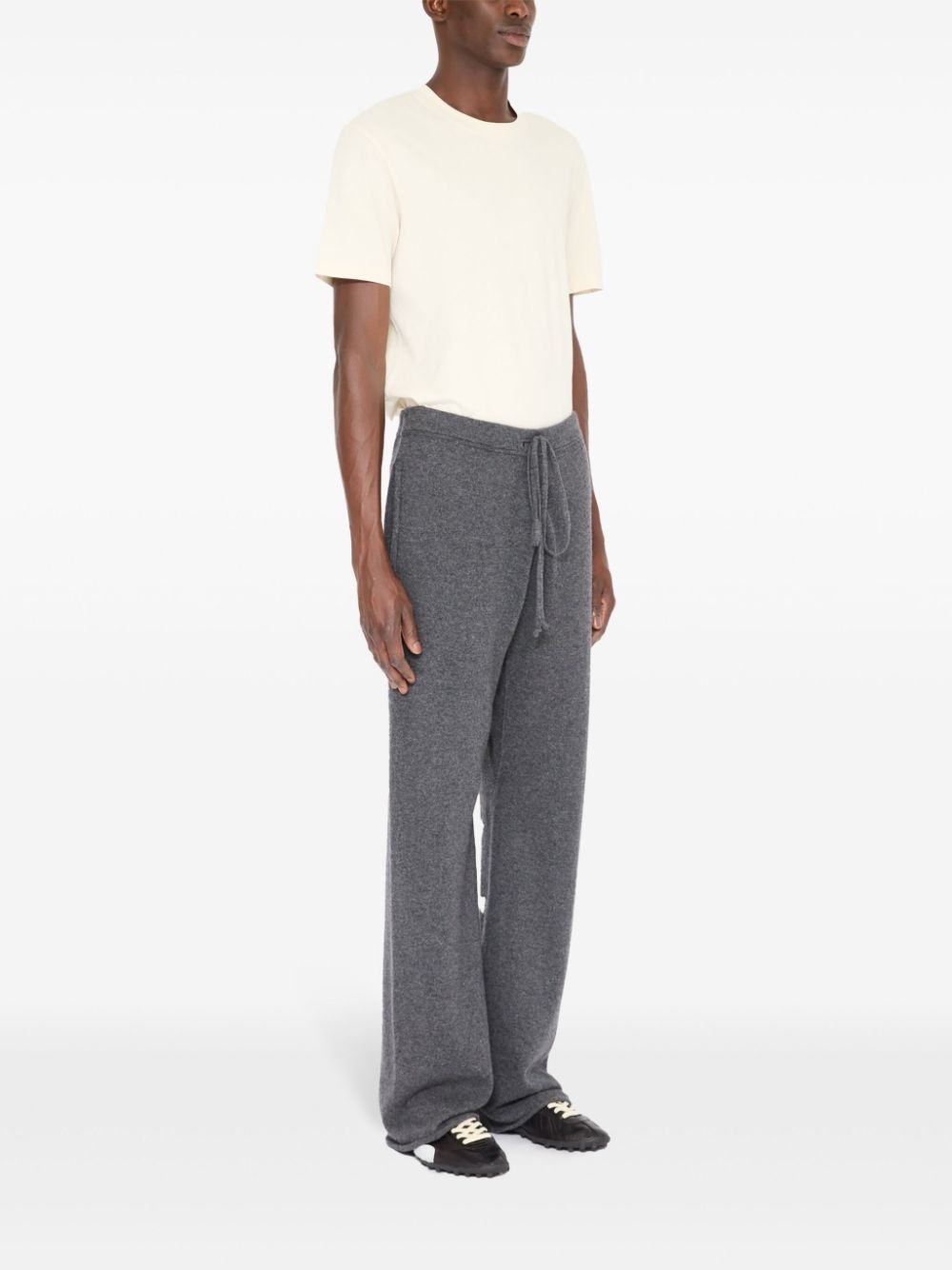 wool-cashmere track pants - 3
