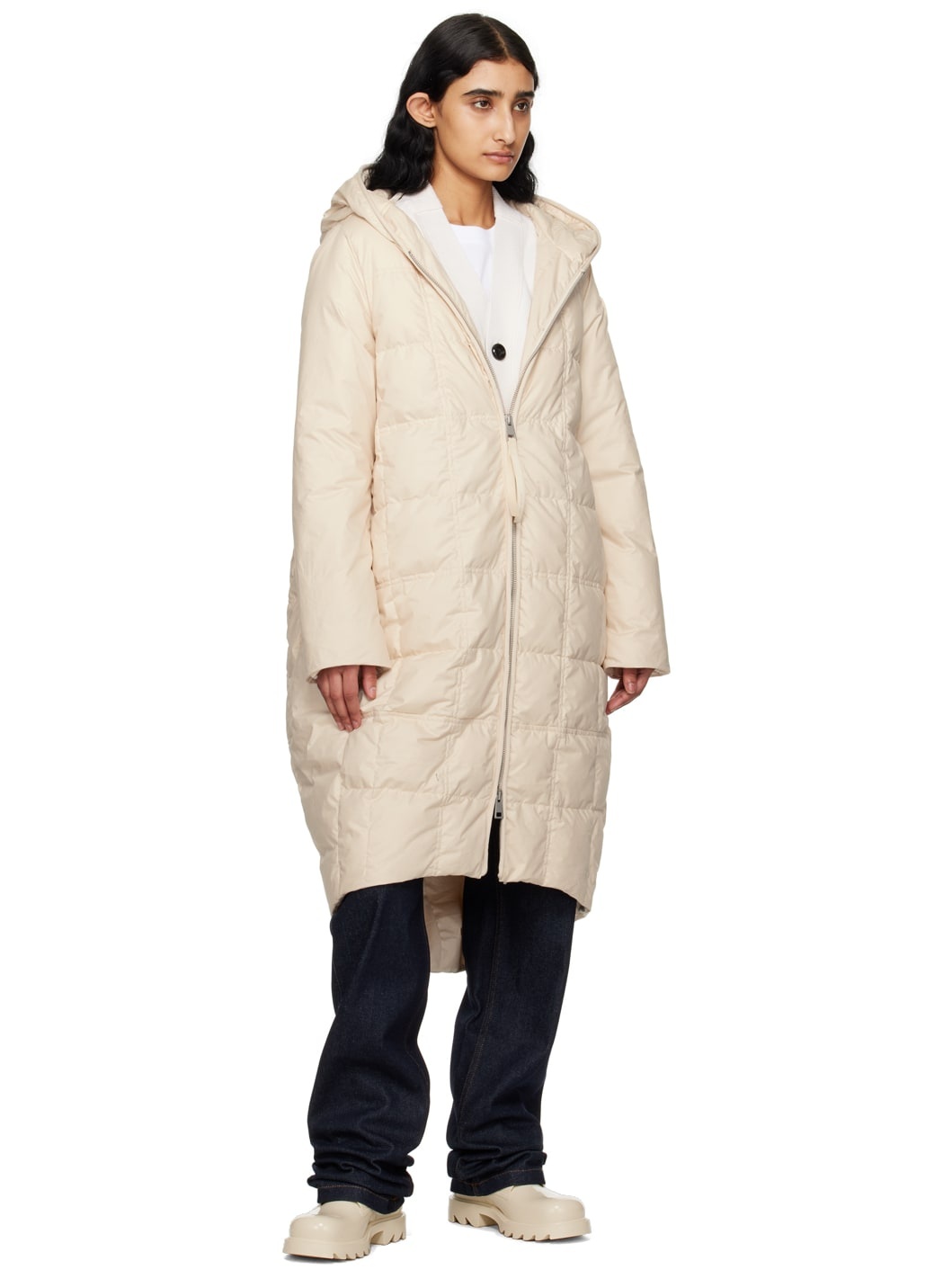 Beige Tourma Down Coat - 5