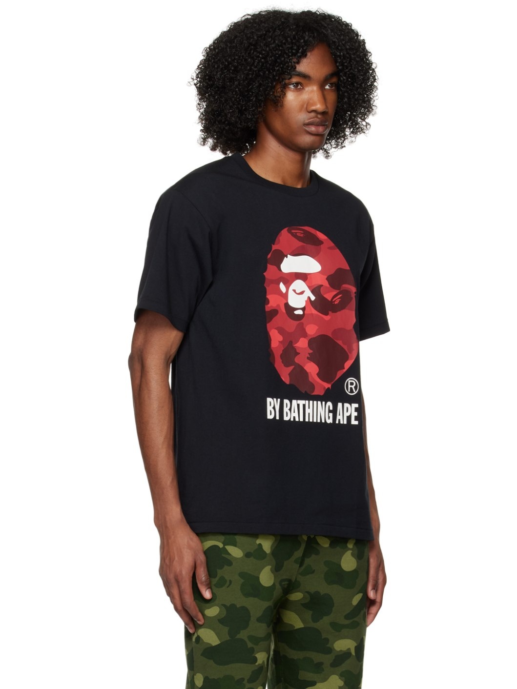 Black Camo 'By Bathing Ape' T-Shirt - 2