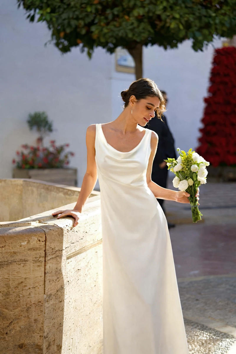 Charlize Cowl-Neck Dress 1