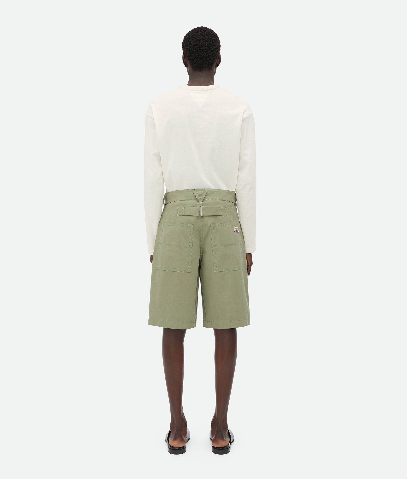 Light Cotton Twill Cargo Shorts - 3
