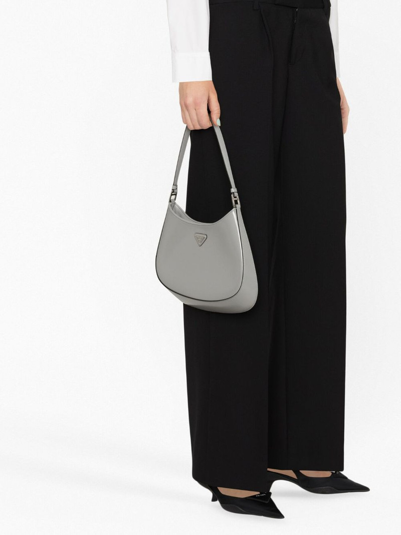 Cleo brushed leather shoulder bag 3