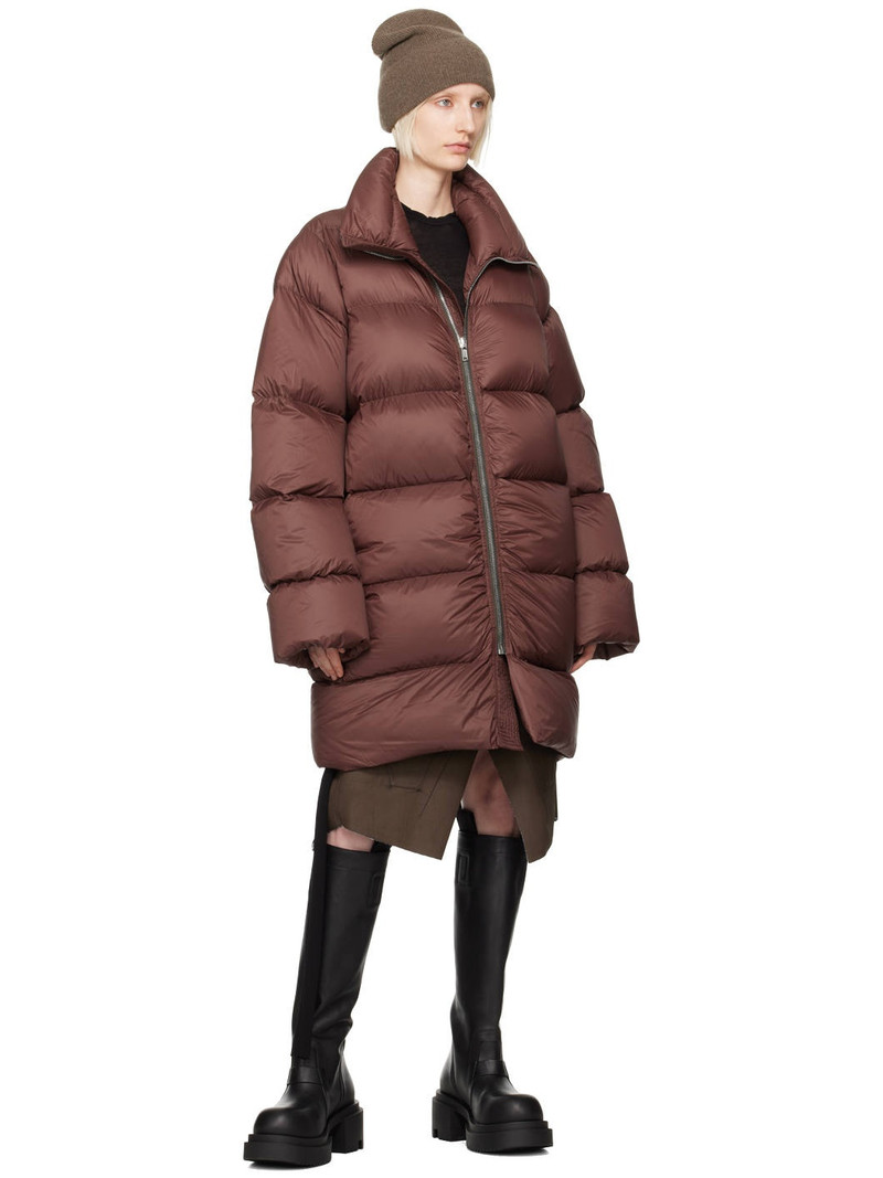 Rick Owens Brown Turtle Down Coat outlook
