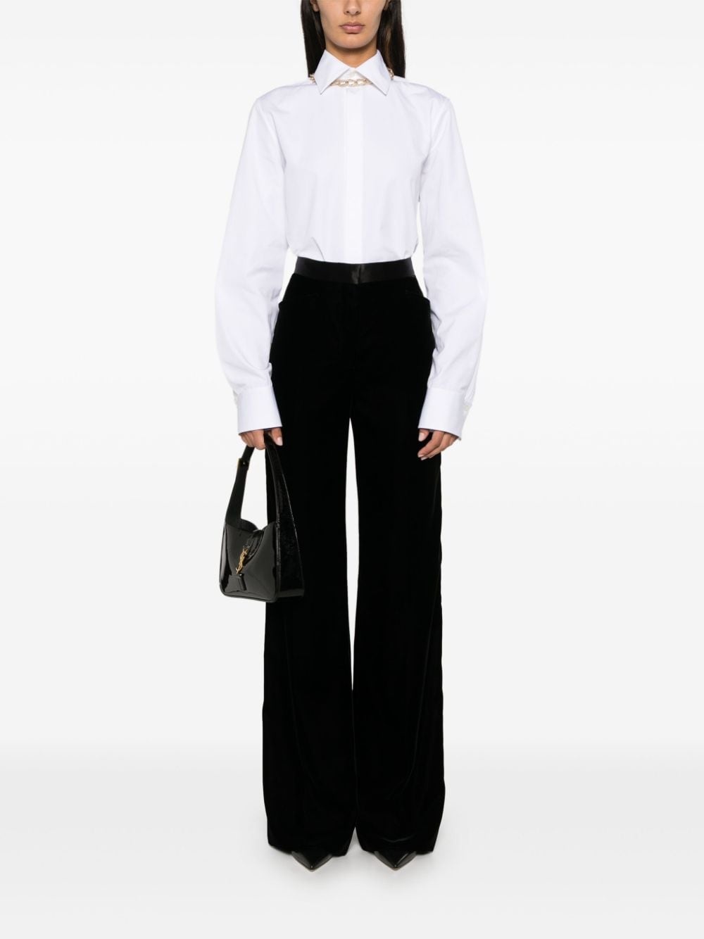 Cassandre-embroidered shirt - 2