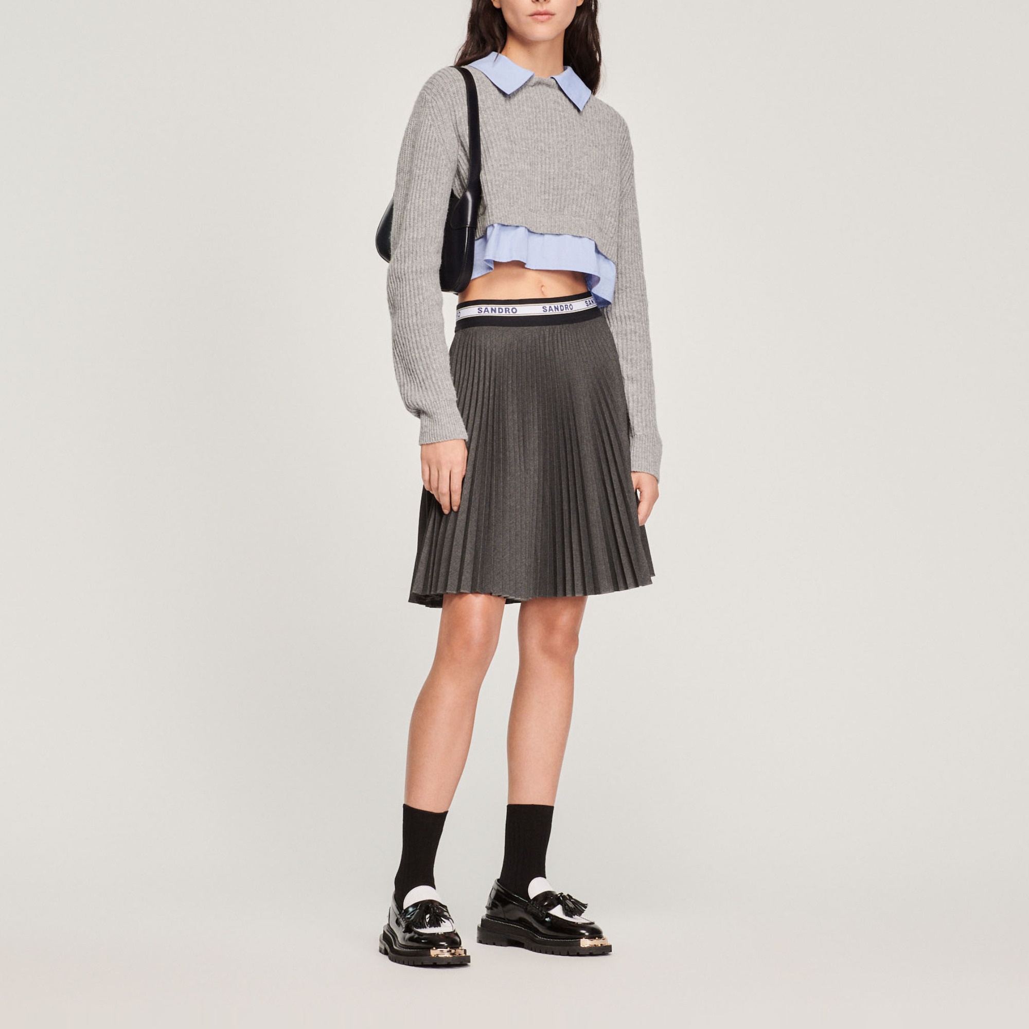 Short pleated skirt - 2