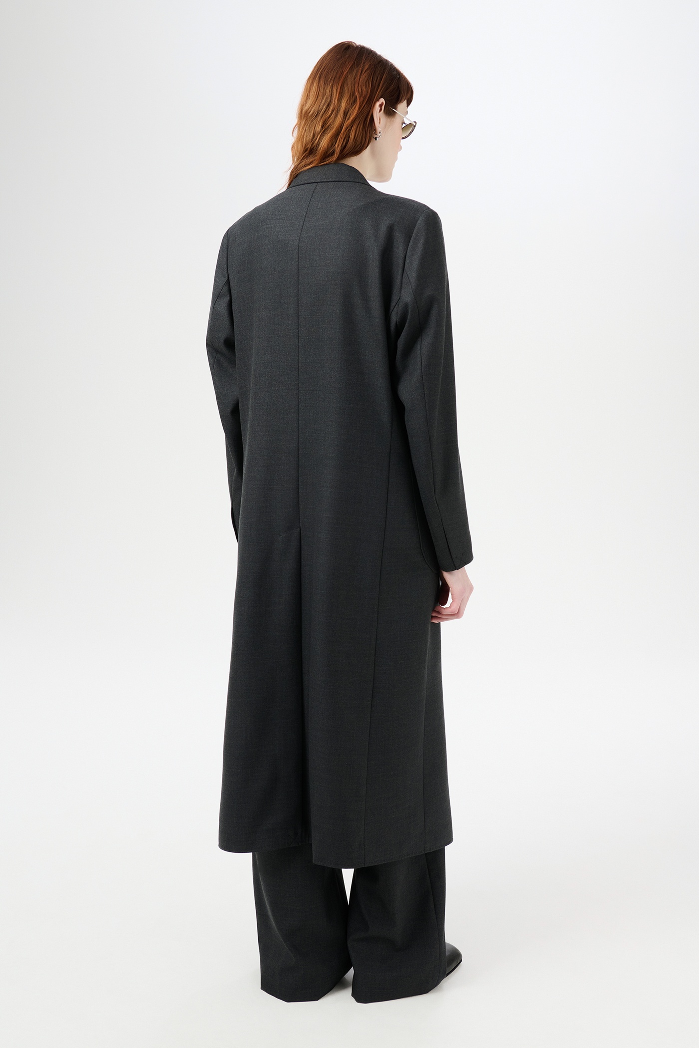 Reef Coat Premium Charcoal Office Wool - 6