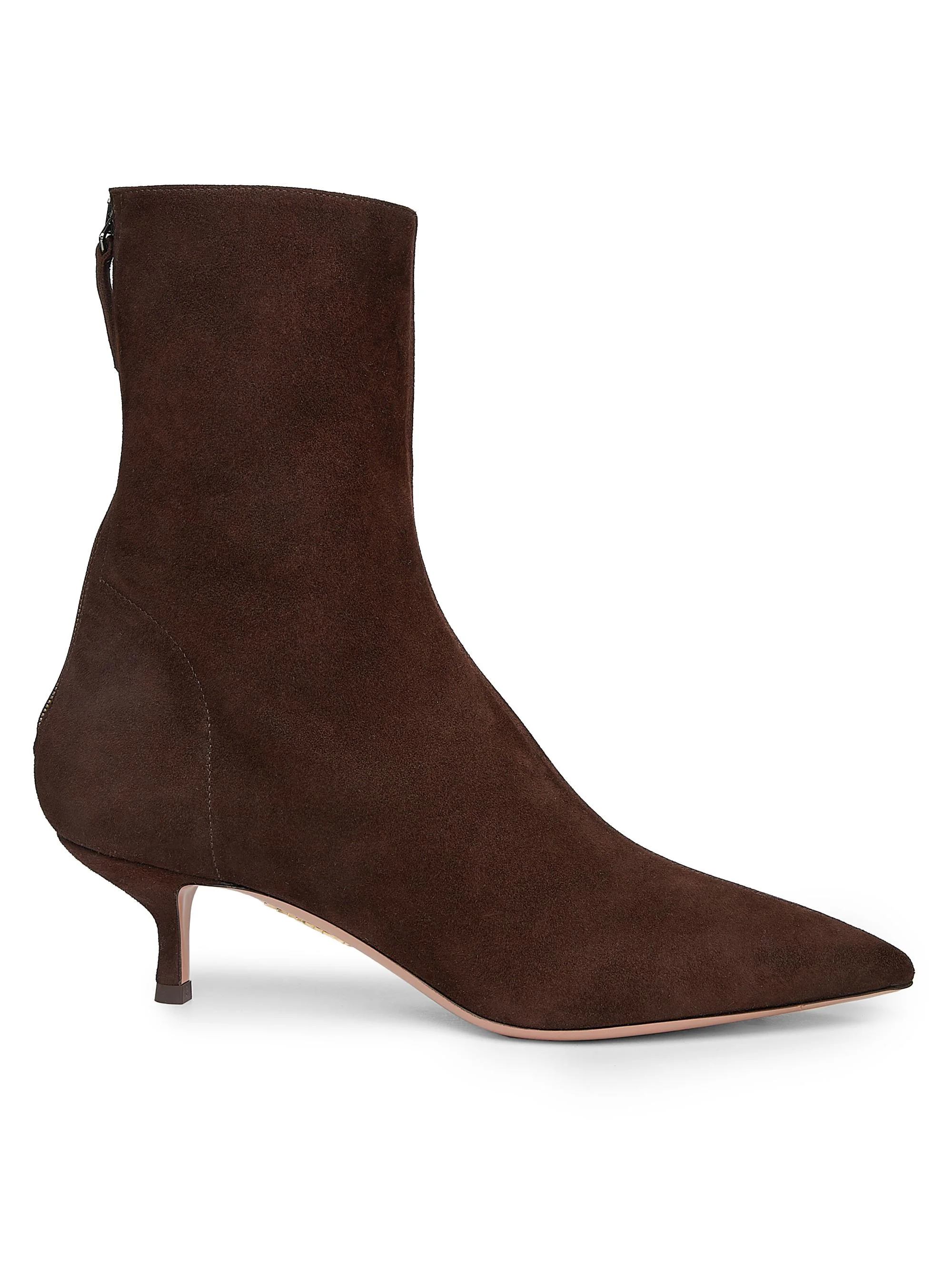 Women's Montmartre 50MM Suede Booties - Espresso - 1