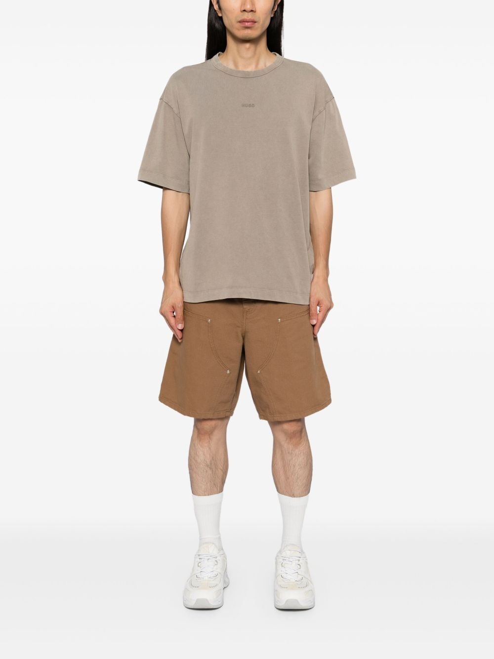 logo-print cotton T-shirt - 2