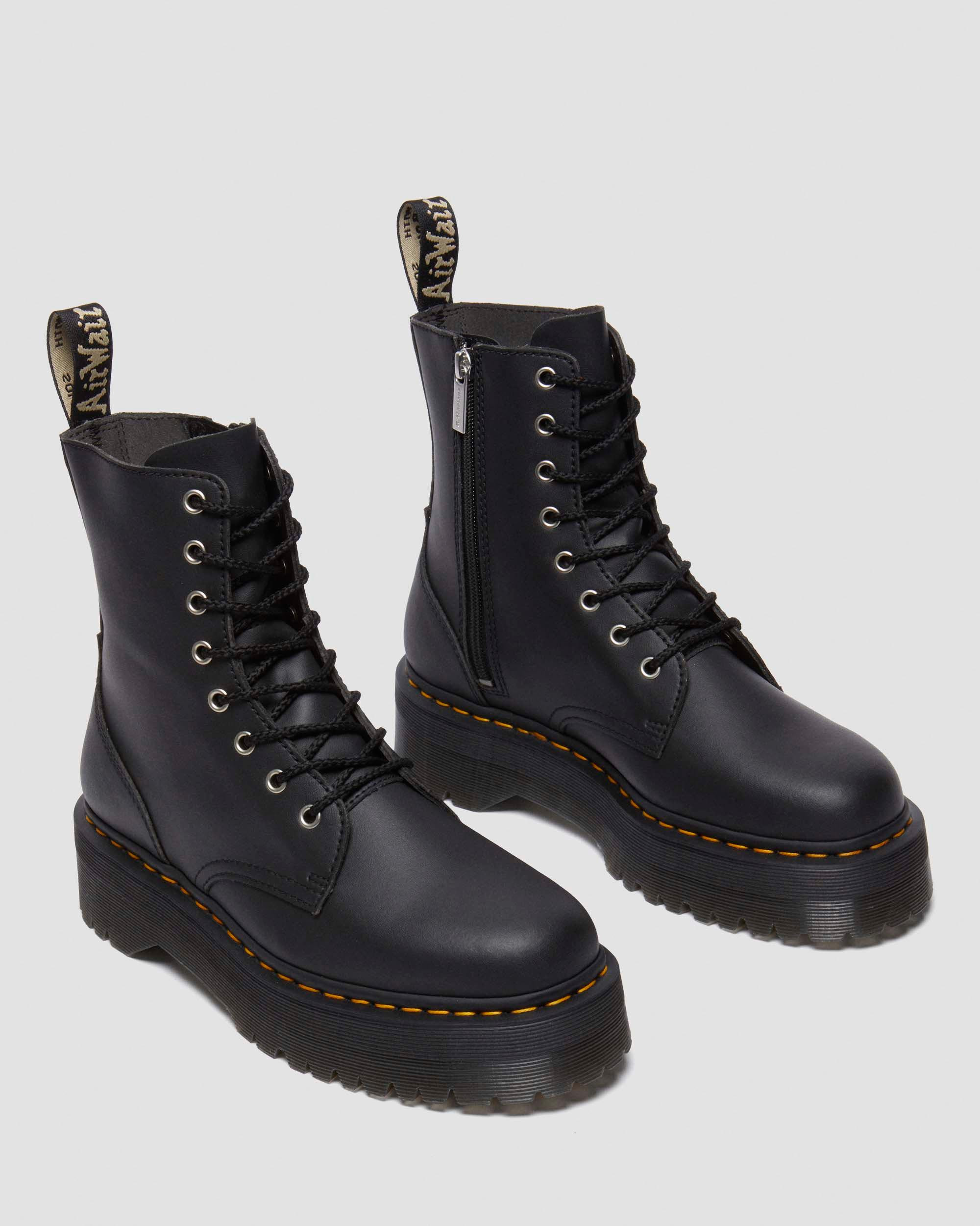 Jadon Boot Genix Nappa Reclaimed Leather Platforms - 6