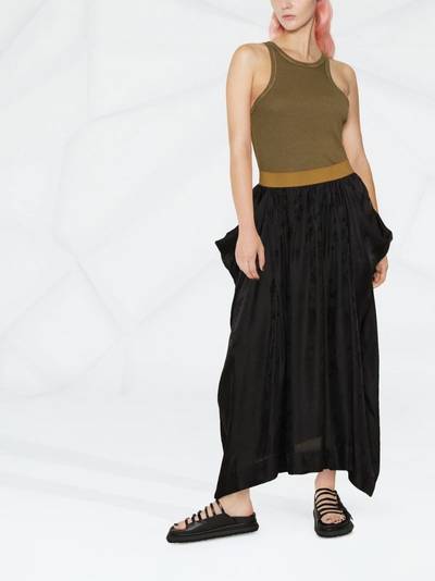UMA WANG side-draped maxi skirt outlook