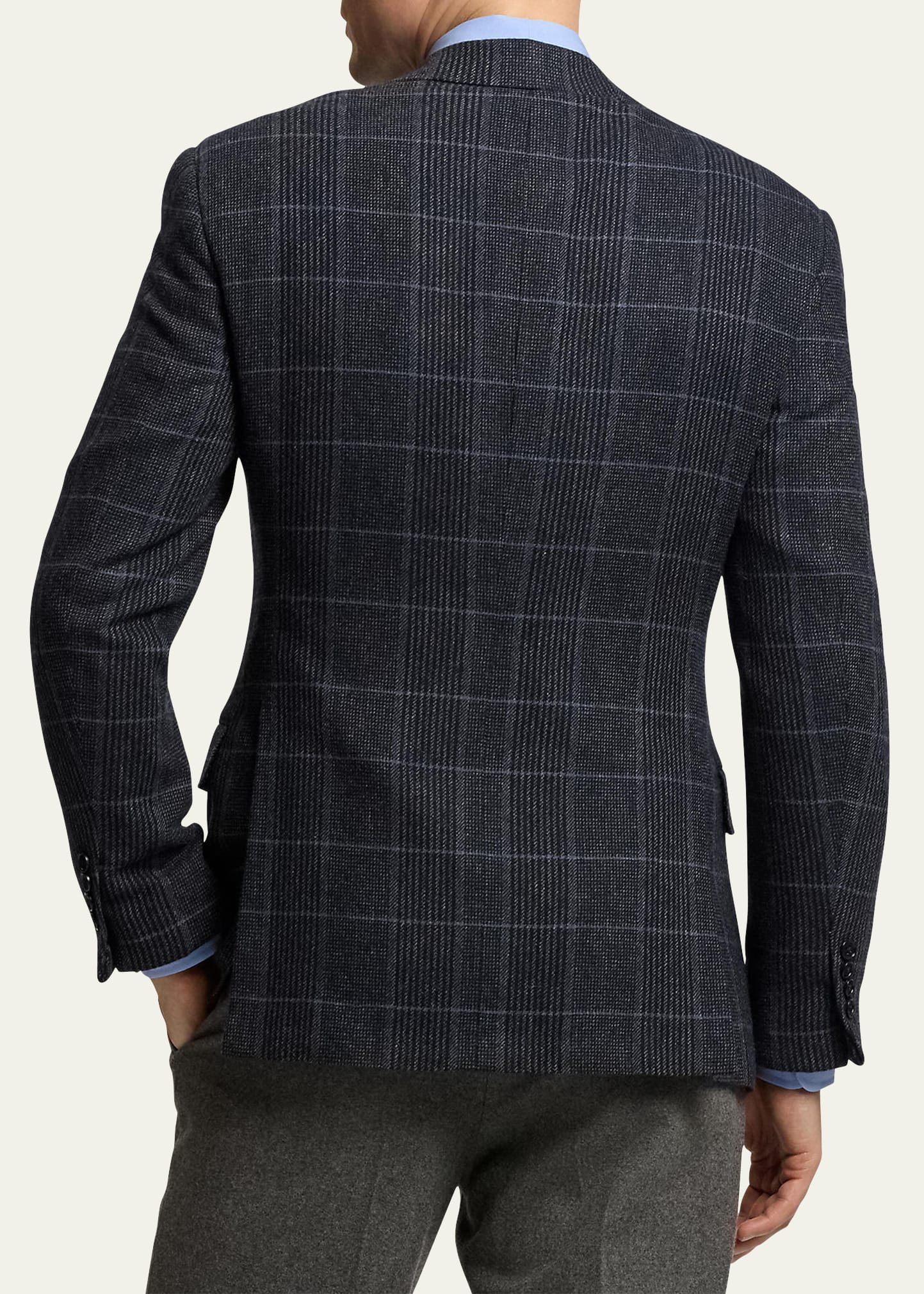 Men's Gregory Cashmere Check Sport Coat - 3