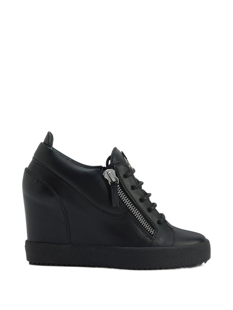 Addy wedge zip-detail sneakers 5
