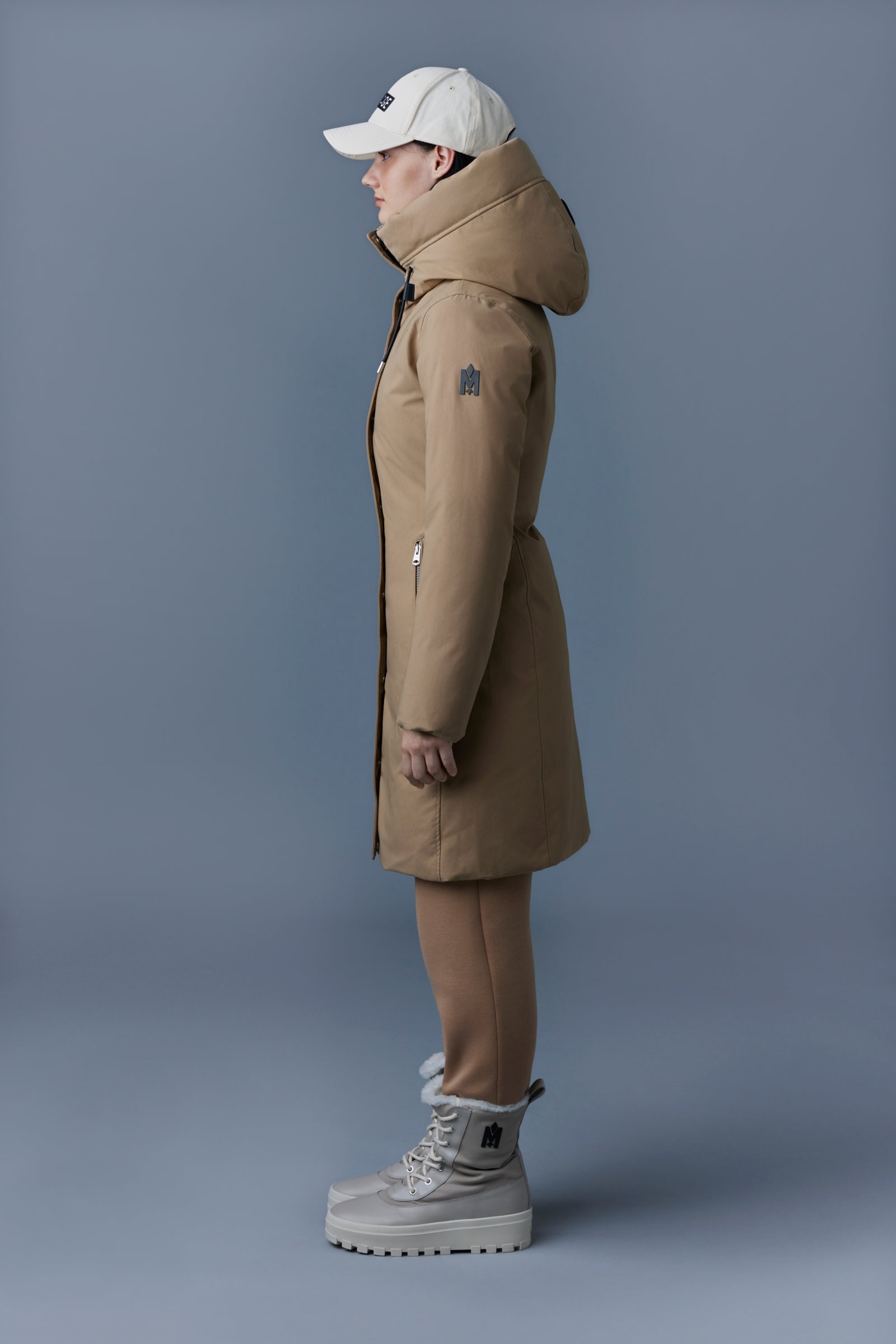 SHILOH 2-in-1 fitted down coat with removable bib - 3