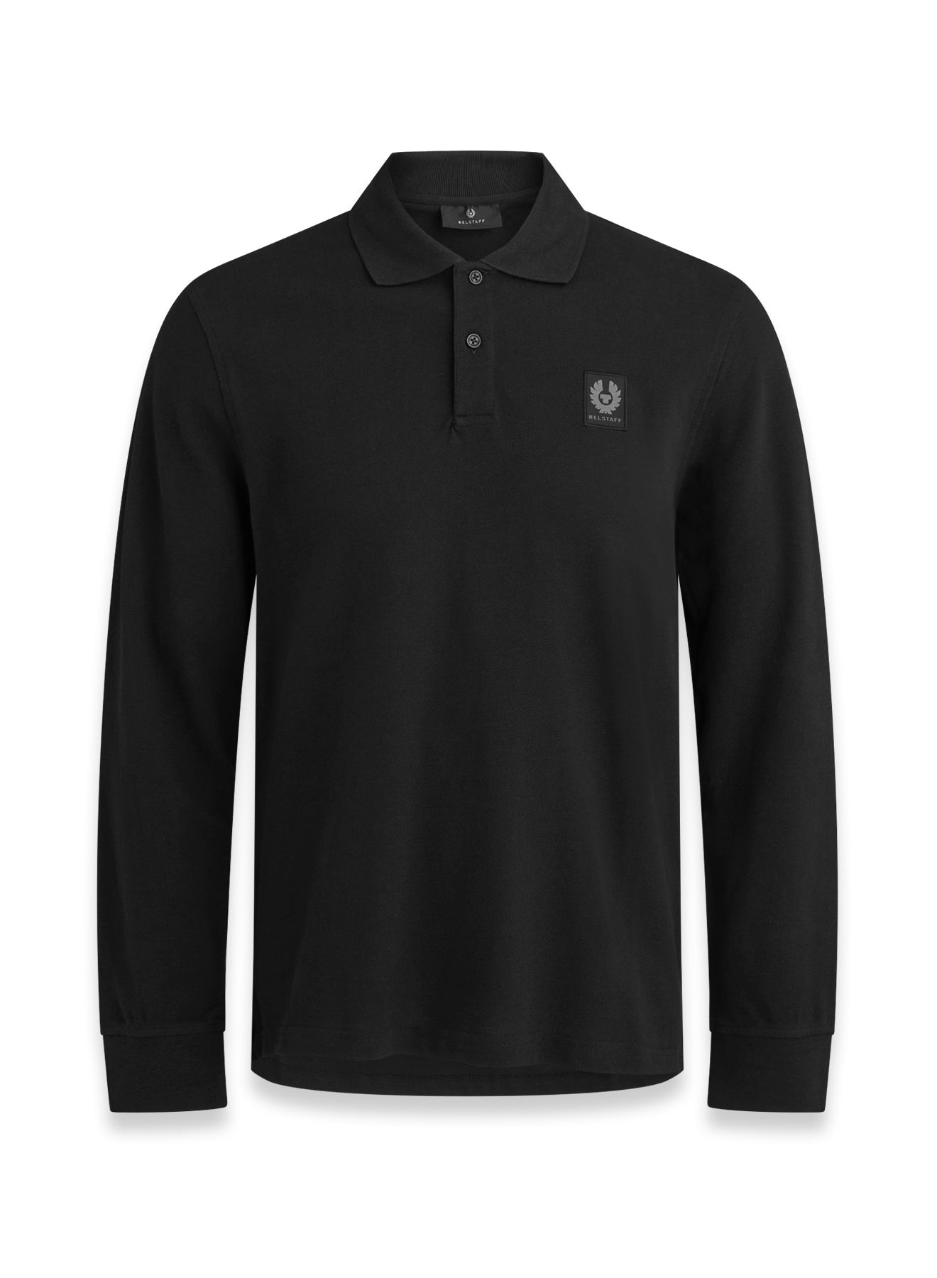 STEWARTON LONG SLEEVED POLO - 1