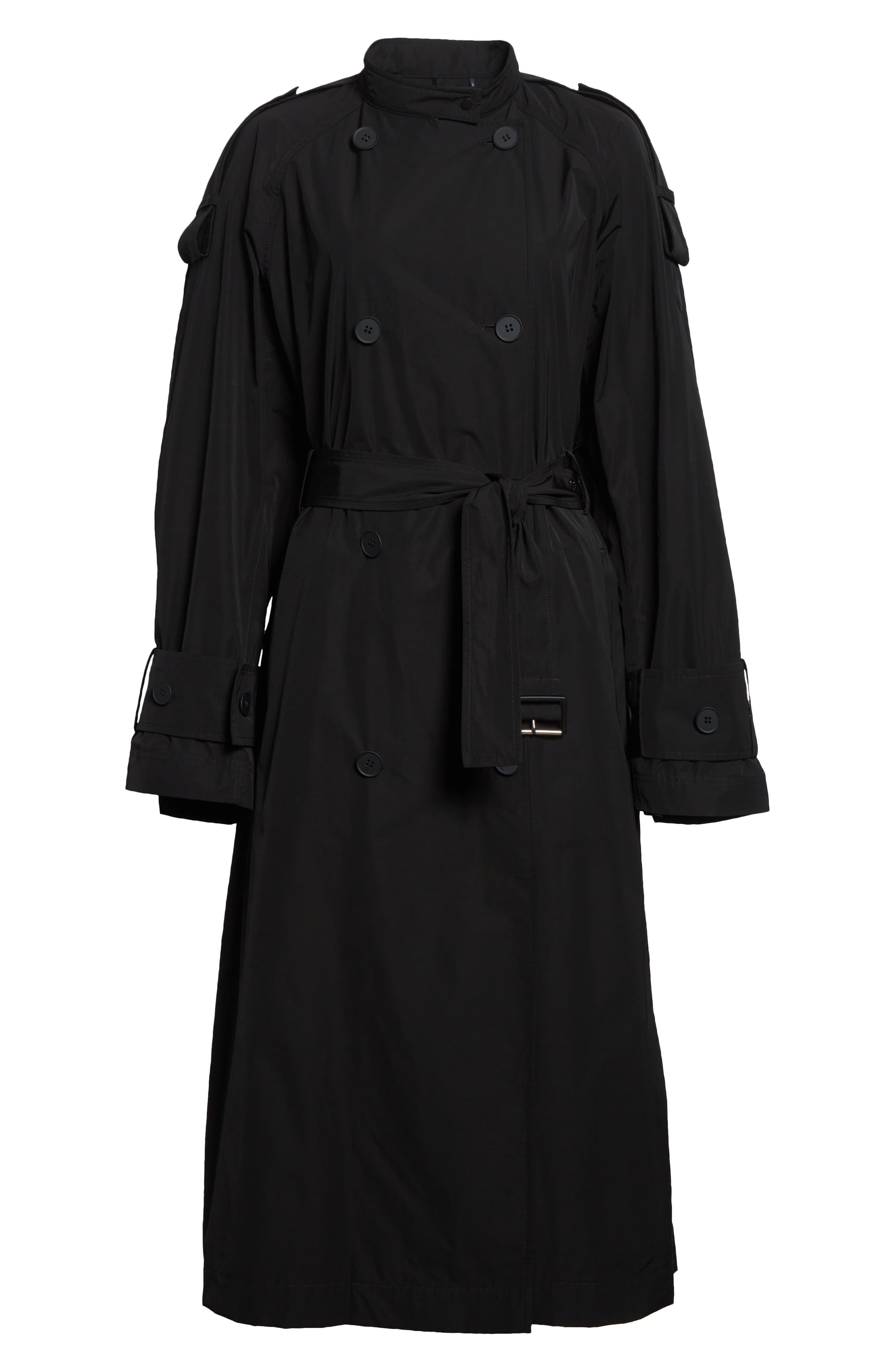 Moncler Trevoux Trench Coat in Black at Nordstrom - 6