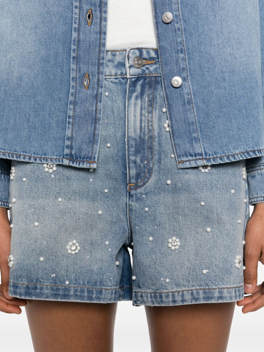 denim shorts - 5