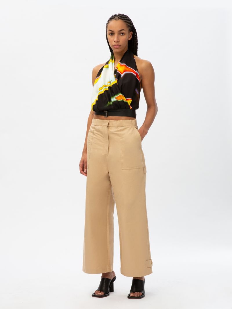 PRINTED BELTED TOP - 2
