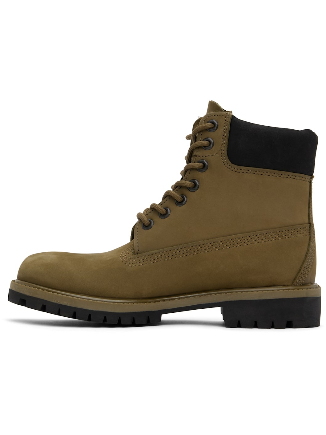 Khaki Premium 6-Inch Lace-Up Waterproof Boots - 3