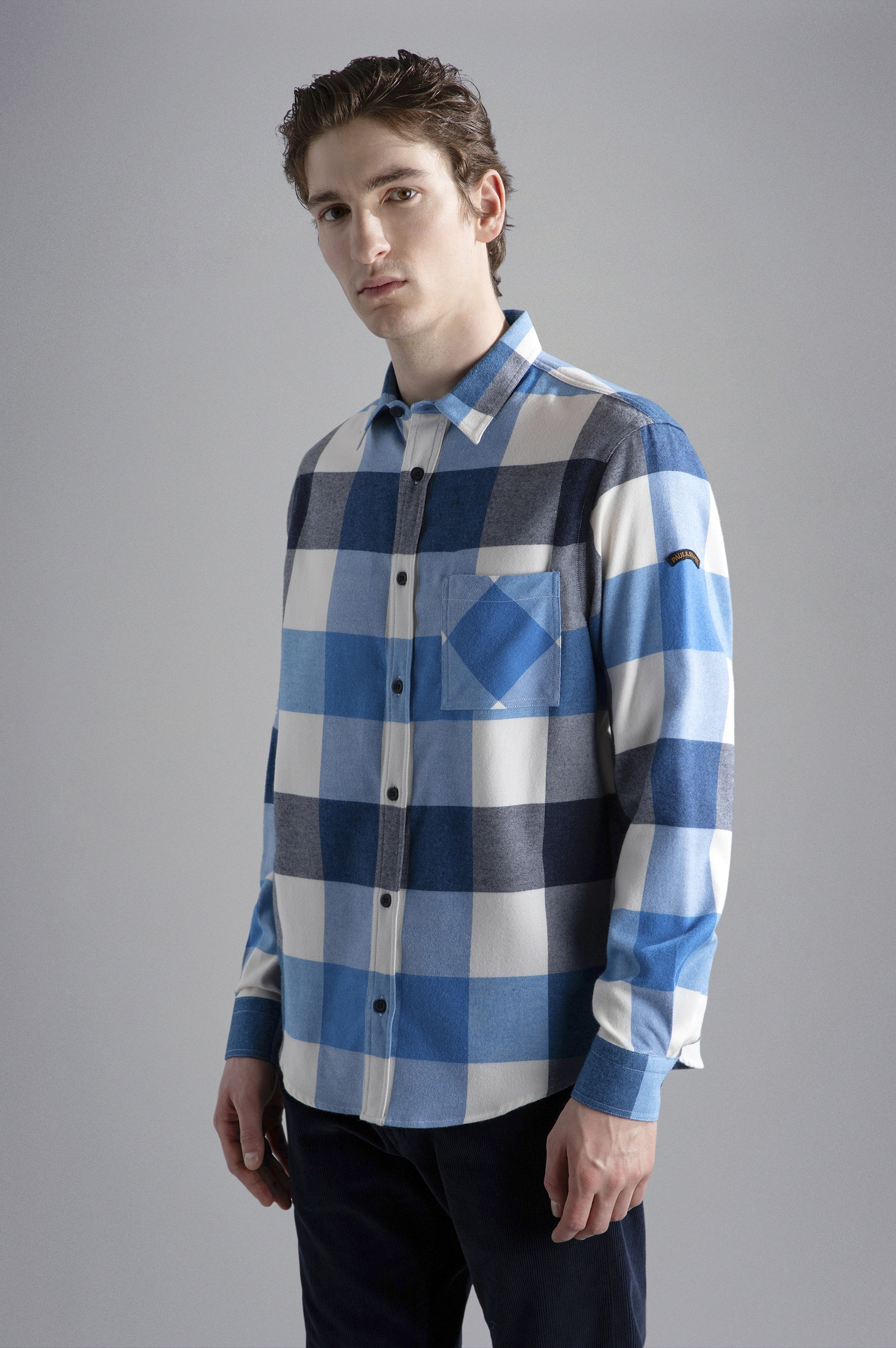 COTTON FLANNEL OVERSHIRT - 6