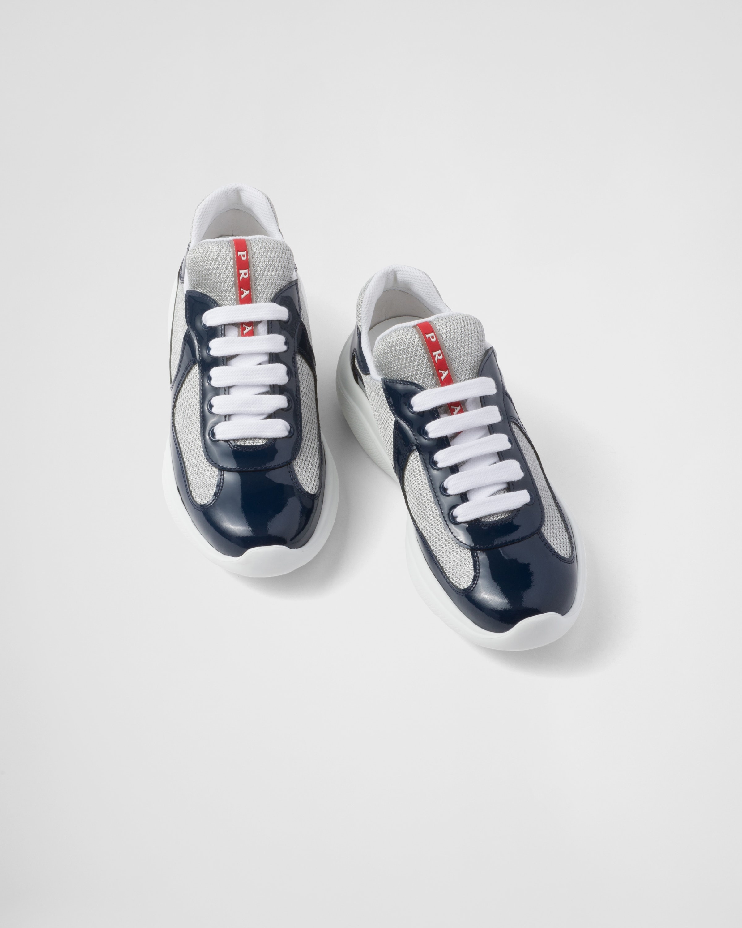 【日本入手困難】Prada America's Cup biker fabric sneakers Green Prada America's Cup biker fabric sneakers | PRADA