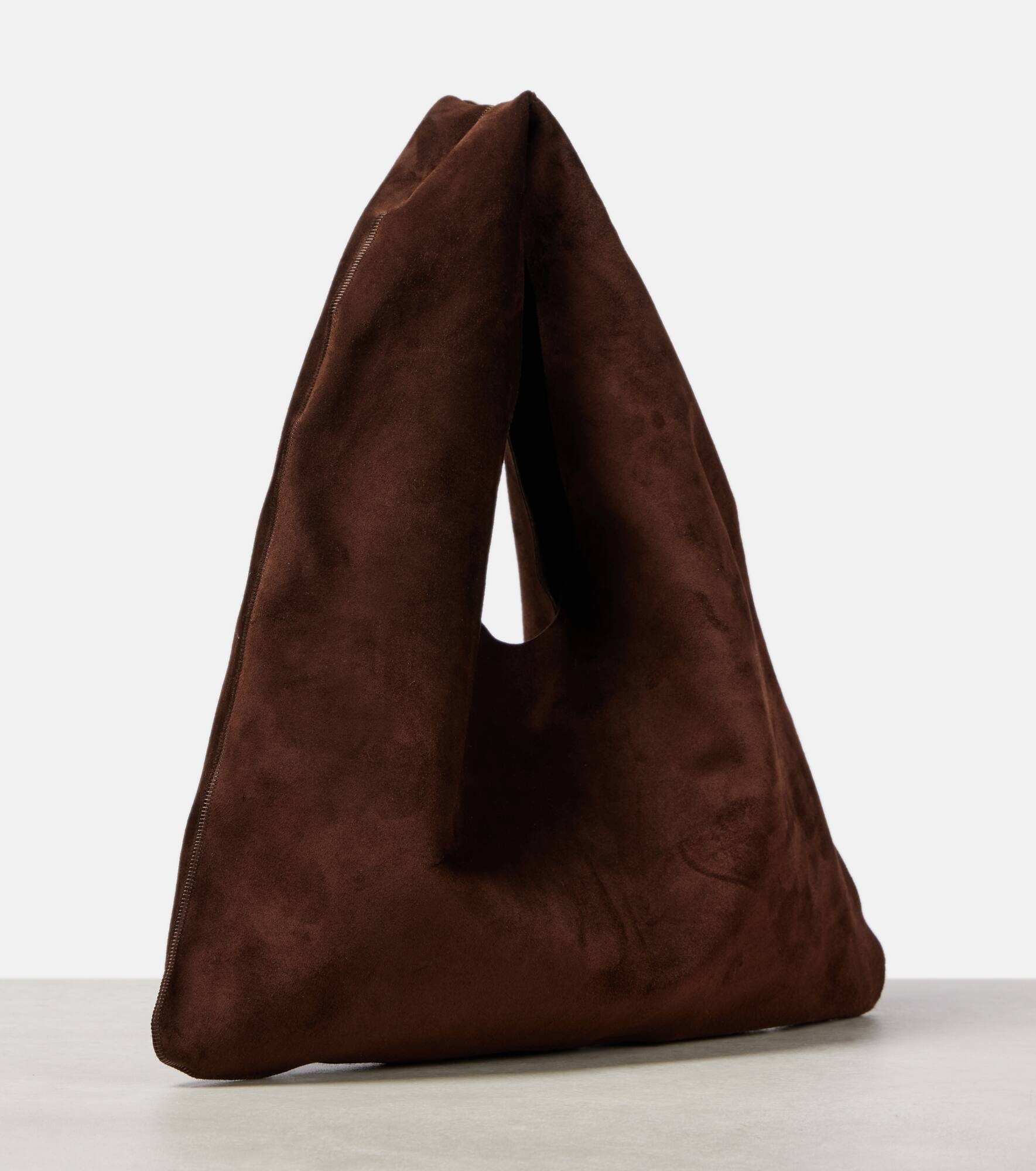 Bindle Small suede tote bag - 4