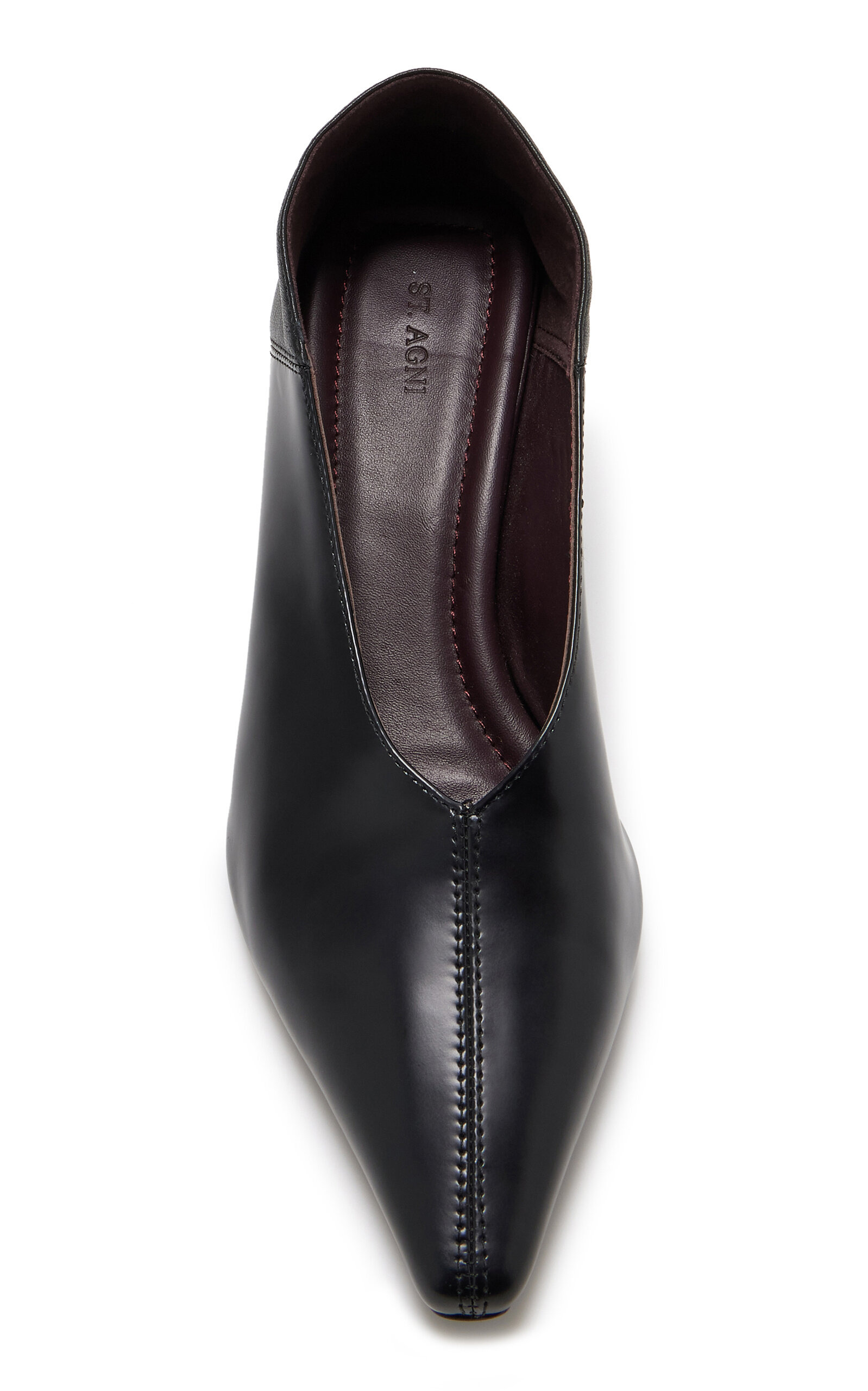 Classic Fold Leather Pumps black - 3