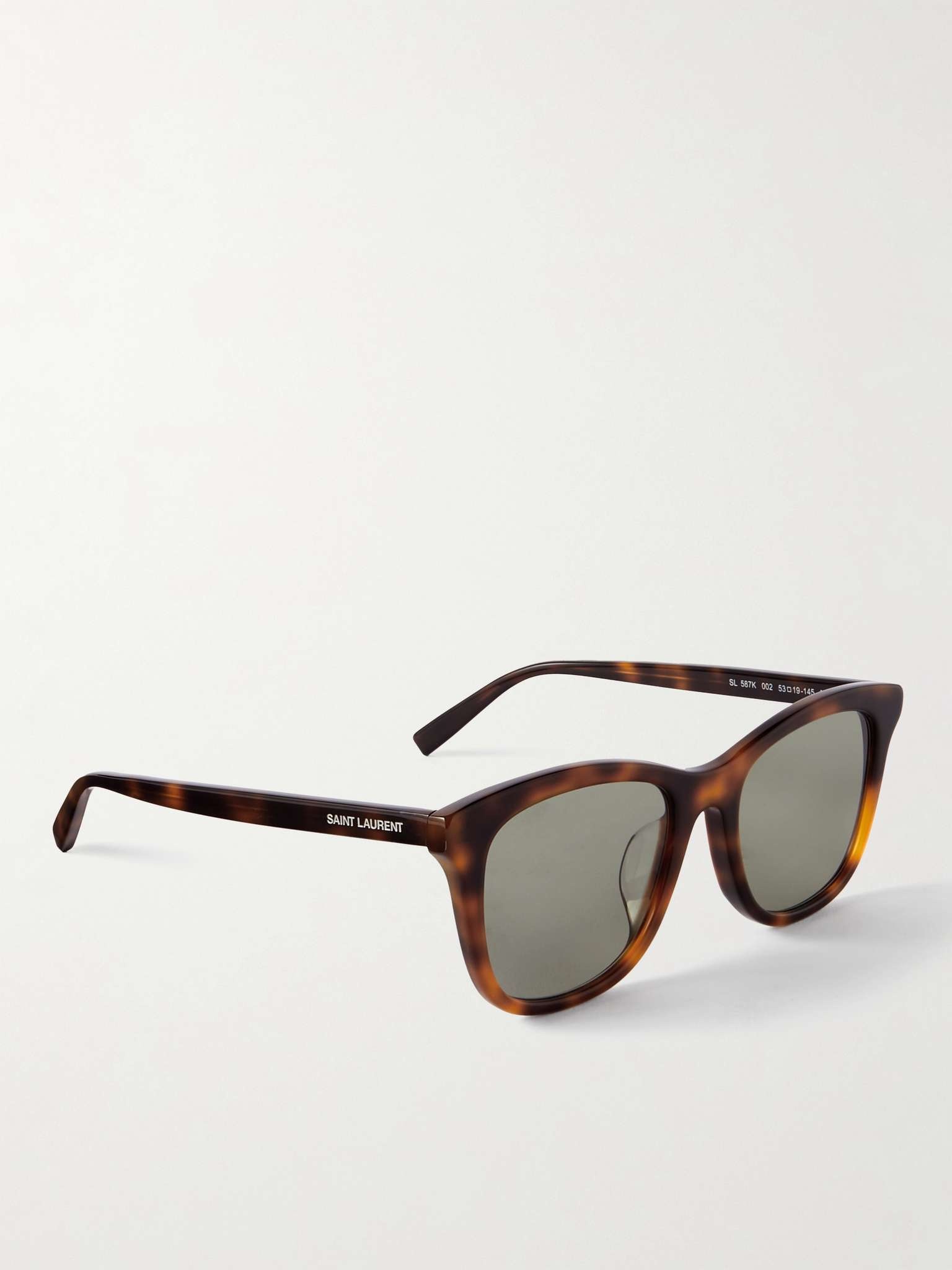 D-Frame Acetate Tortoiseshell Sunglasses - 3