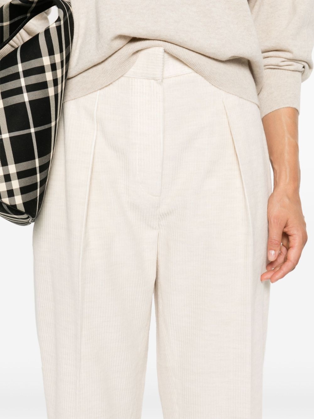 Monili-detail trousers - 5